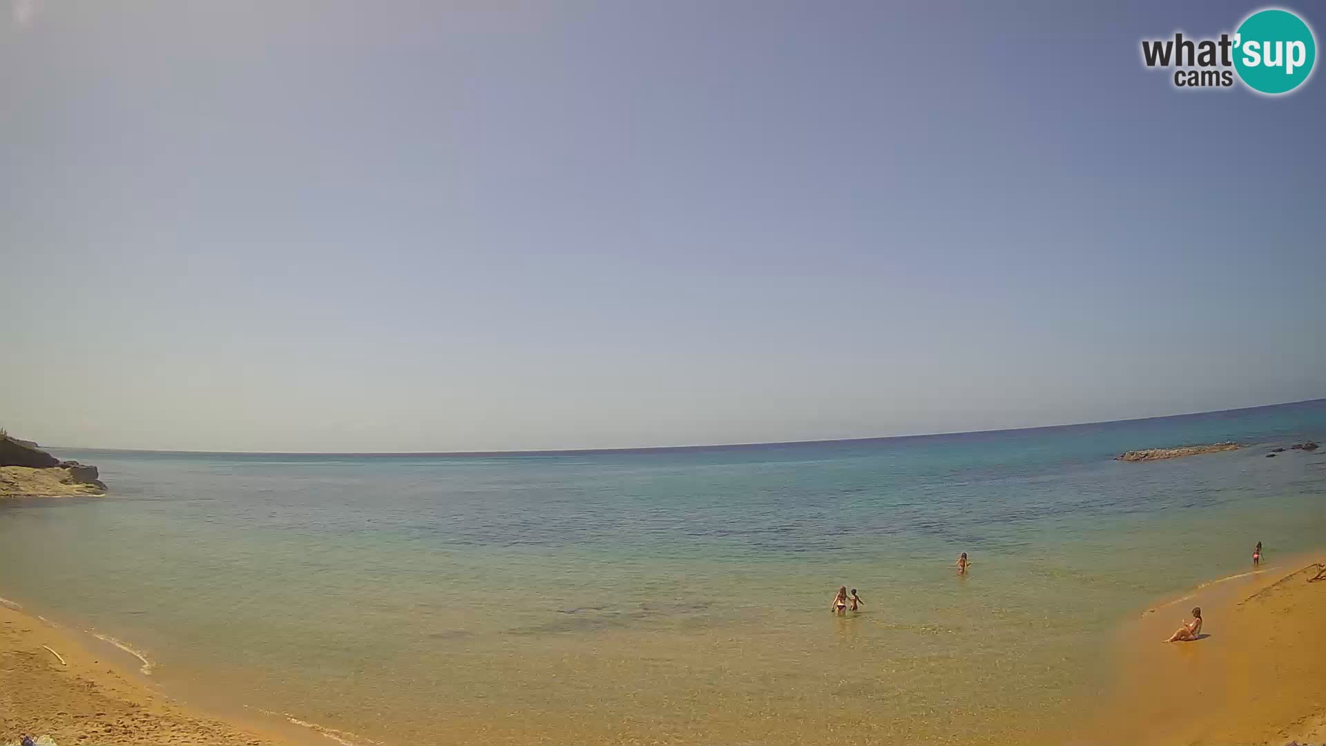 Lu Bagnu spletna kamera v živo Plaža Ampurias – Castelsardo – Sardinija – Italija