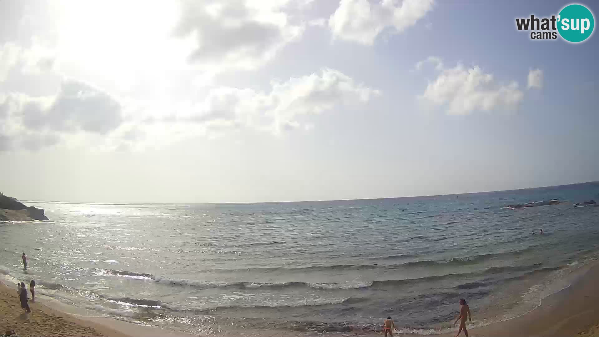 Lu Bagnu webcam en direct Plage d’Ampurias – Castelsardo – Sardaigne – Italie