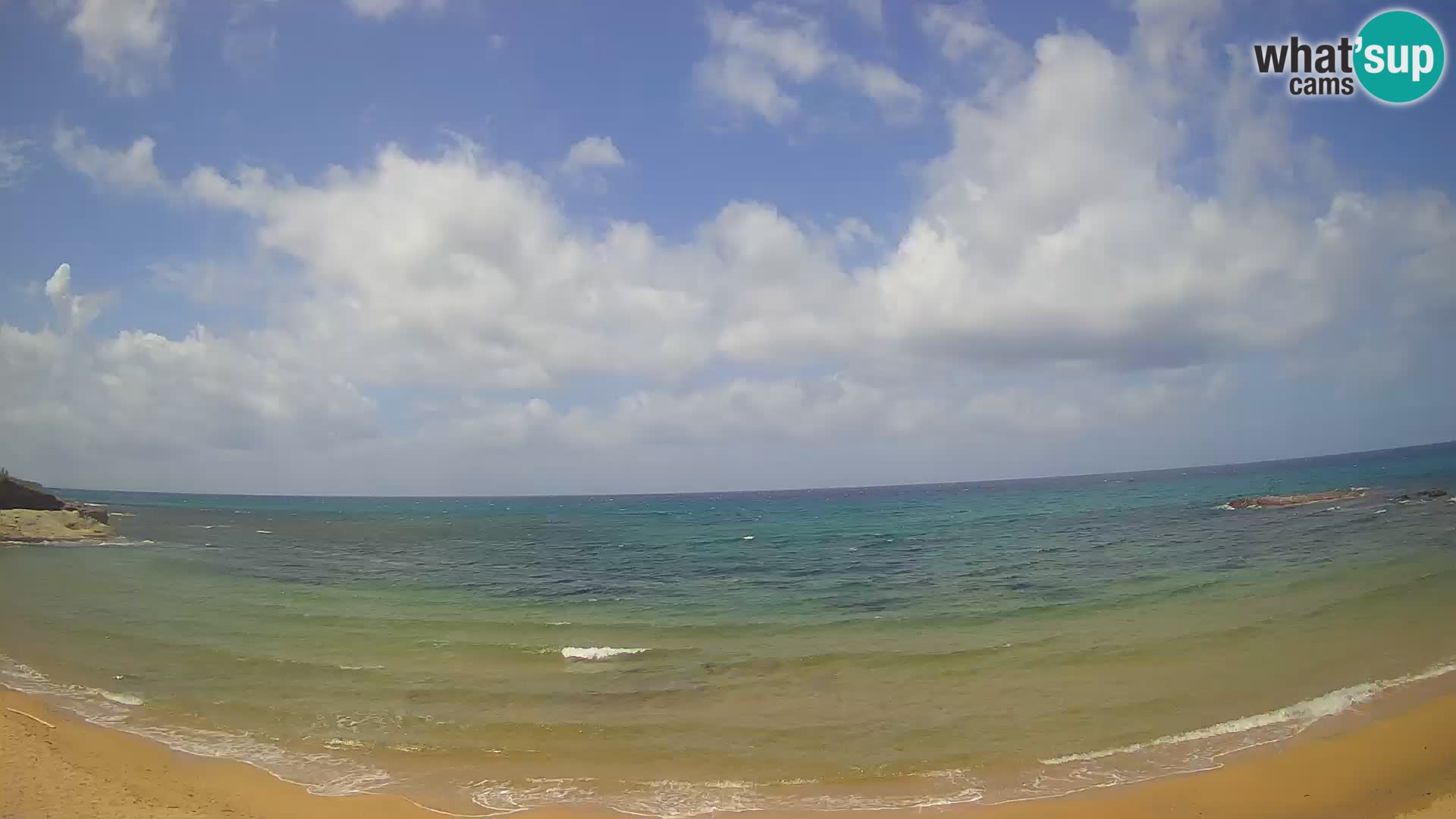 Lu Bagnu spletna kamera v živo Plaža Ampurias – Castelsardo – Sardinija – Italija