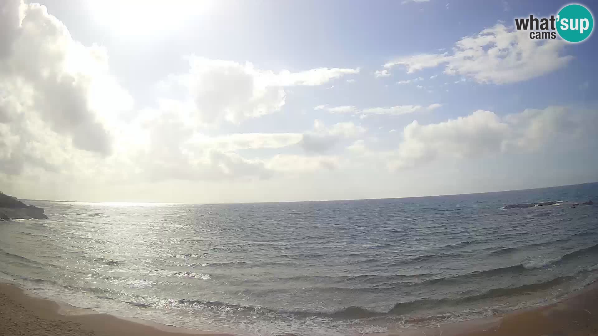 Lu Bagnu spletna kamera v živo Plaža Ampurias – Castelsardo – Sardinija – Italija