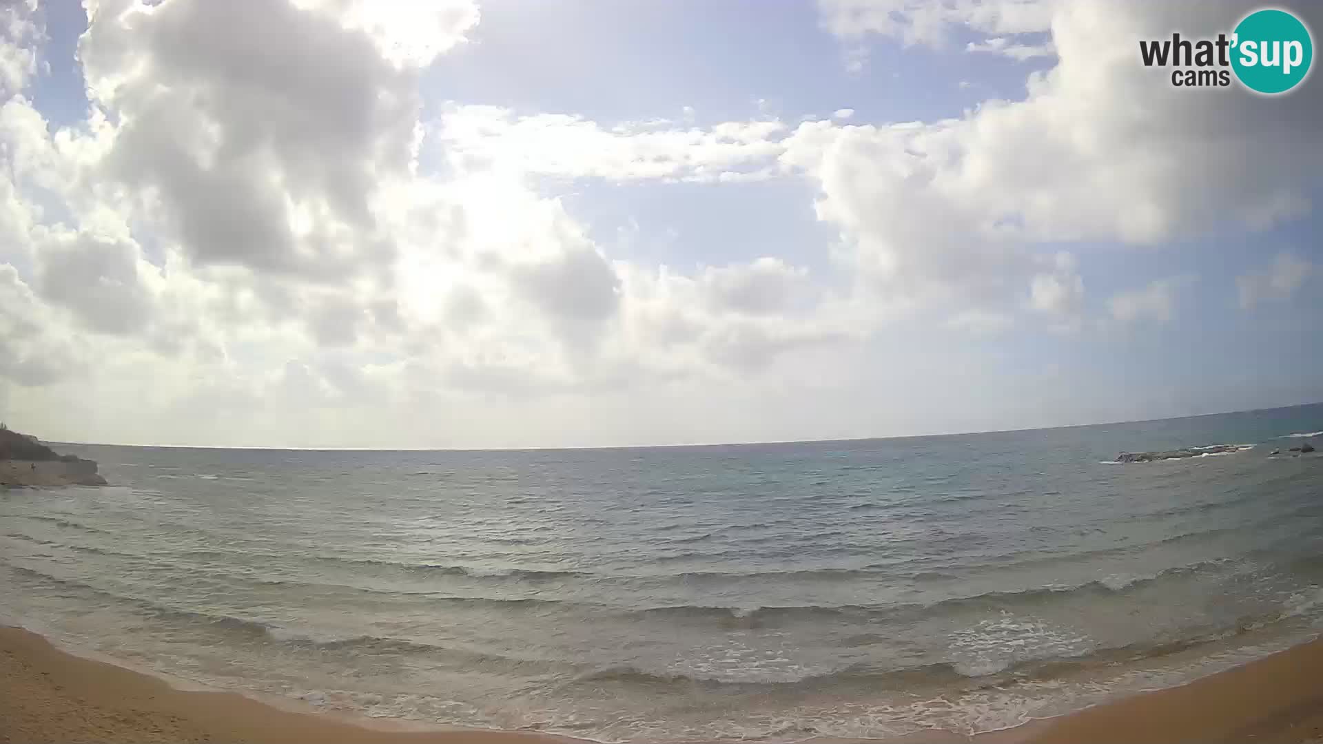 Lu Bagnu spletna kamera v živo Plaža Ampurias – Castelsardo – Sardinija – Italija