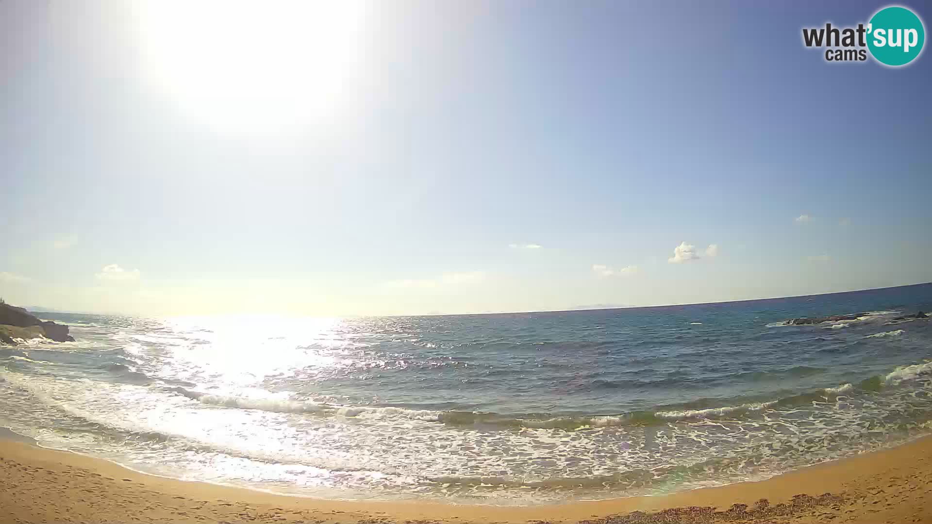 Lu Bagnu spletna kamera v živo Plaža Ampurias – Castelsardo – Sardinija – Italija