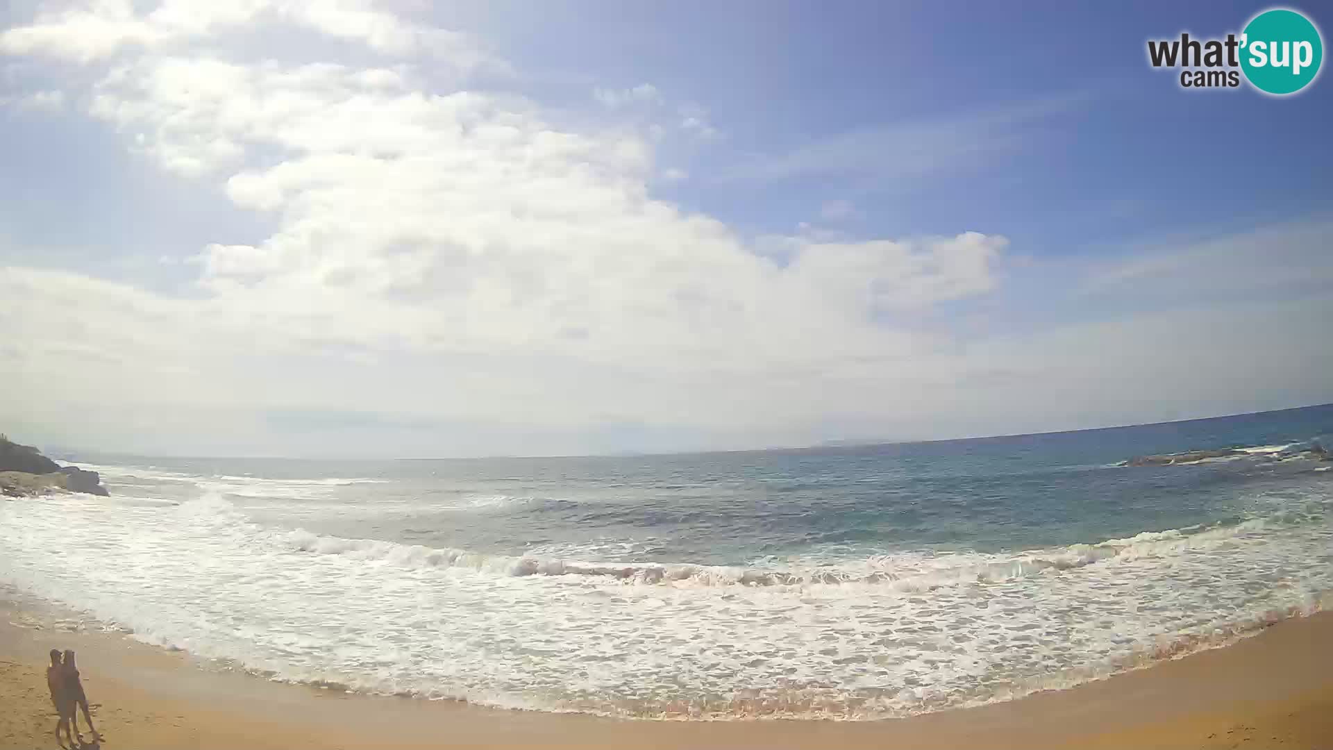 Lu Bagnu spletna kamera v živo Plaža Ampurias – Castelsardo – Sardinija – Italija