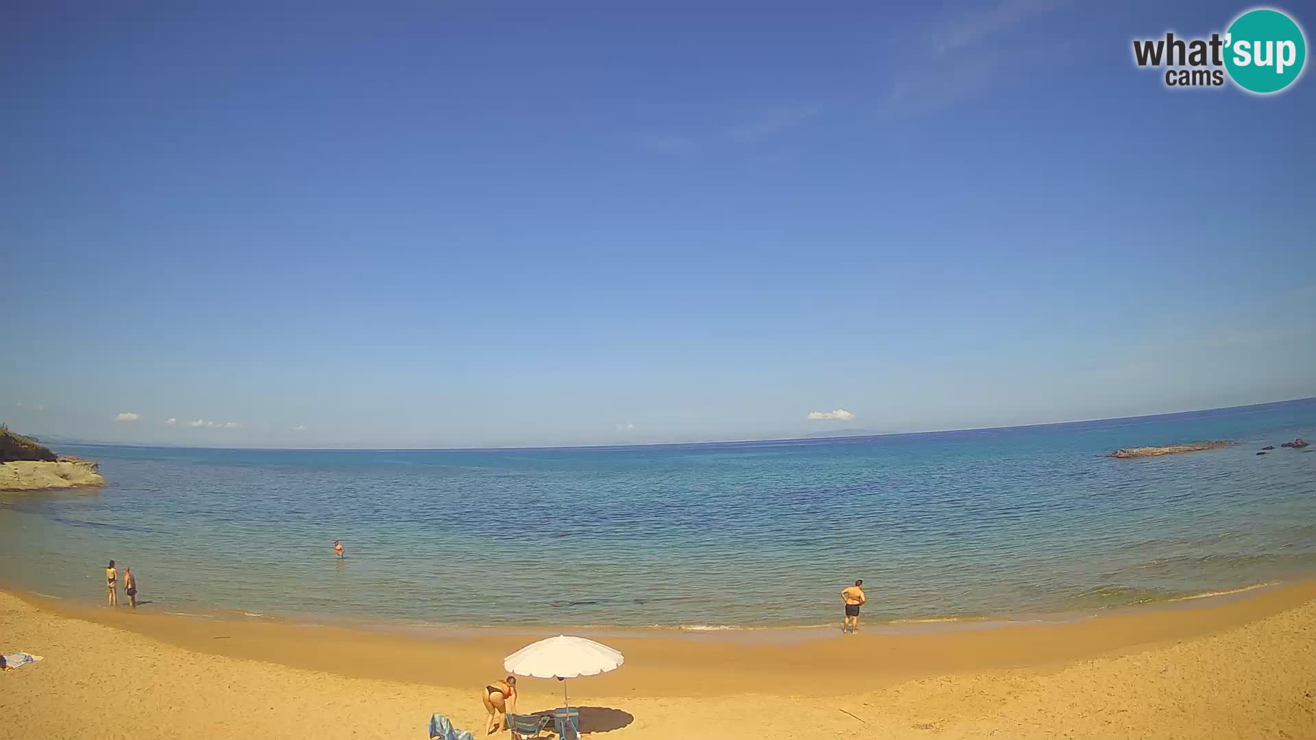 Lu Bagnu live webcam Ampurias beach – Castelsardo – Sardinia – Italy