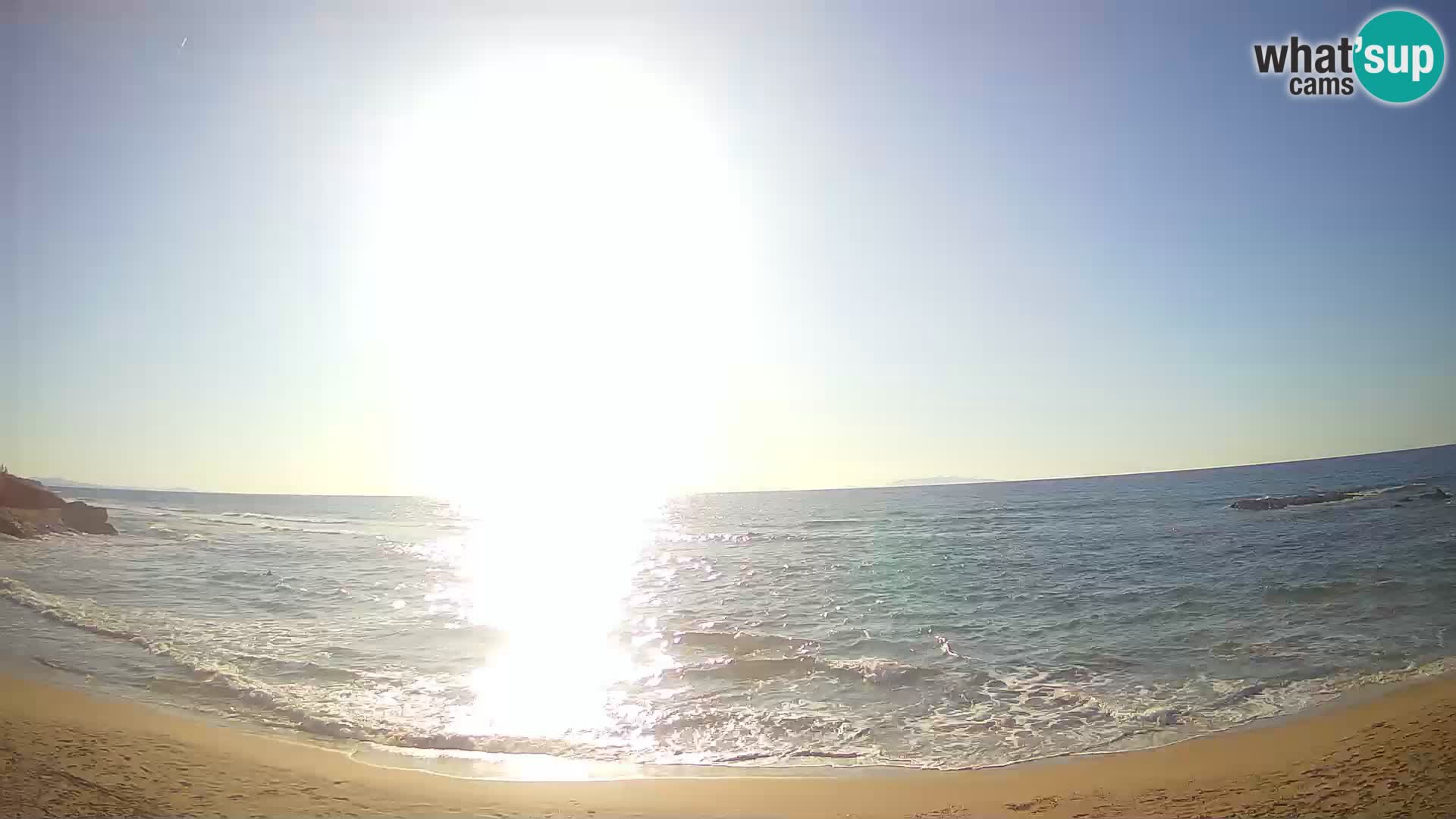 Lu Bagnu spletna kamera v živo Plaža Ampurias – Castelsardo – Sardinija – Italija