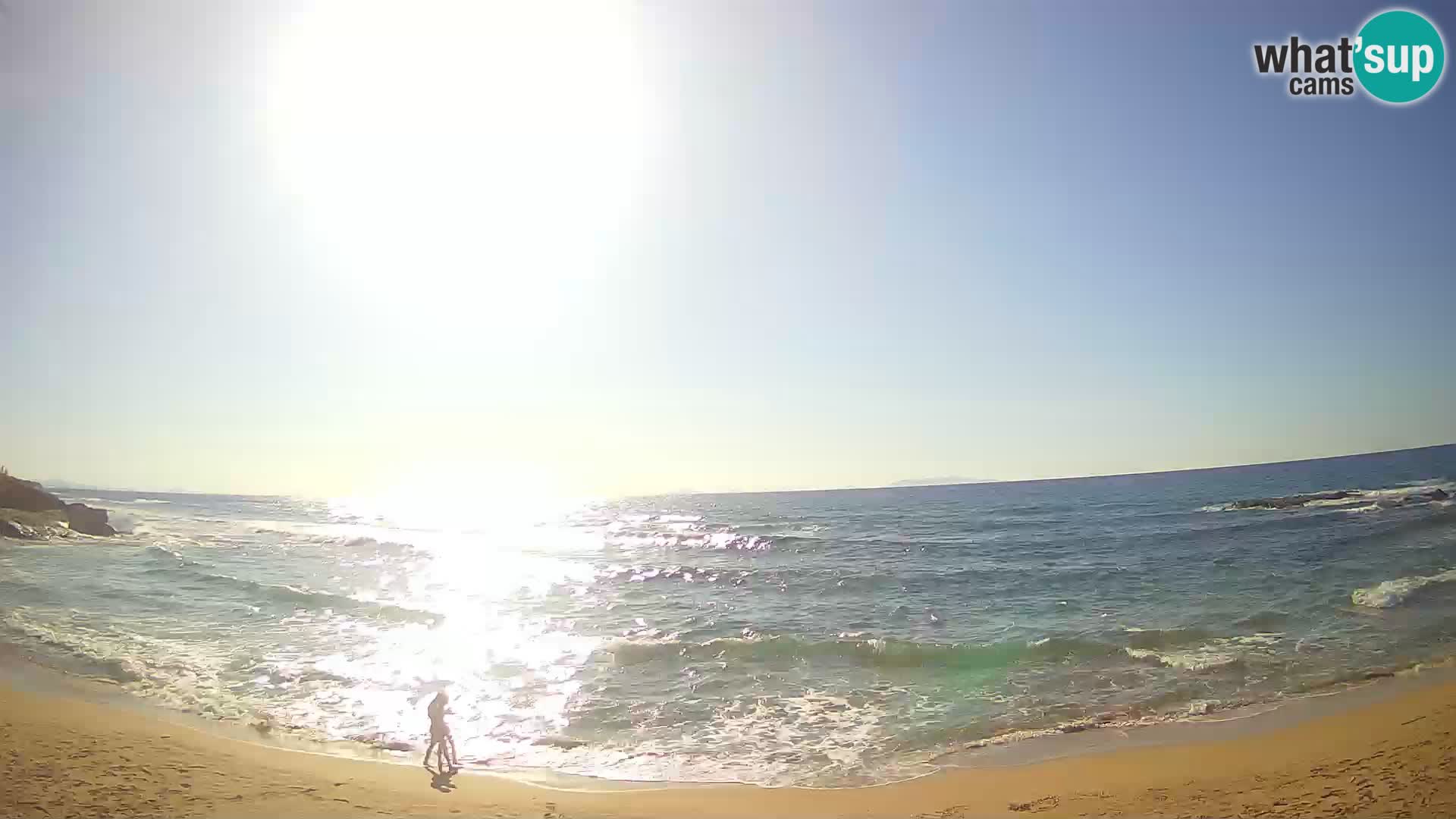 Lu Bagnu spletna kamera v živo Plaža Ampurias – Castelsardo – Sardinija – Italija