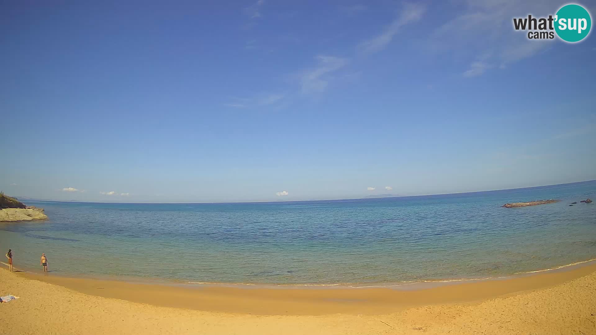 Lu Bagnu live webcam Ampurias beach – Castelsardo – Sardinia – Italy