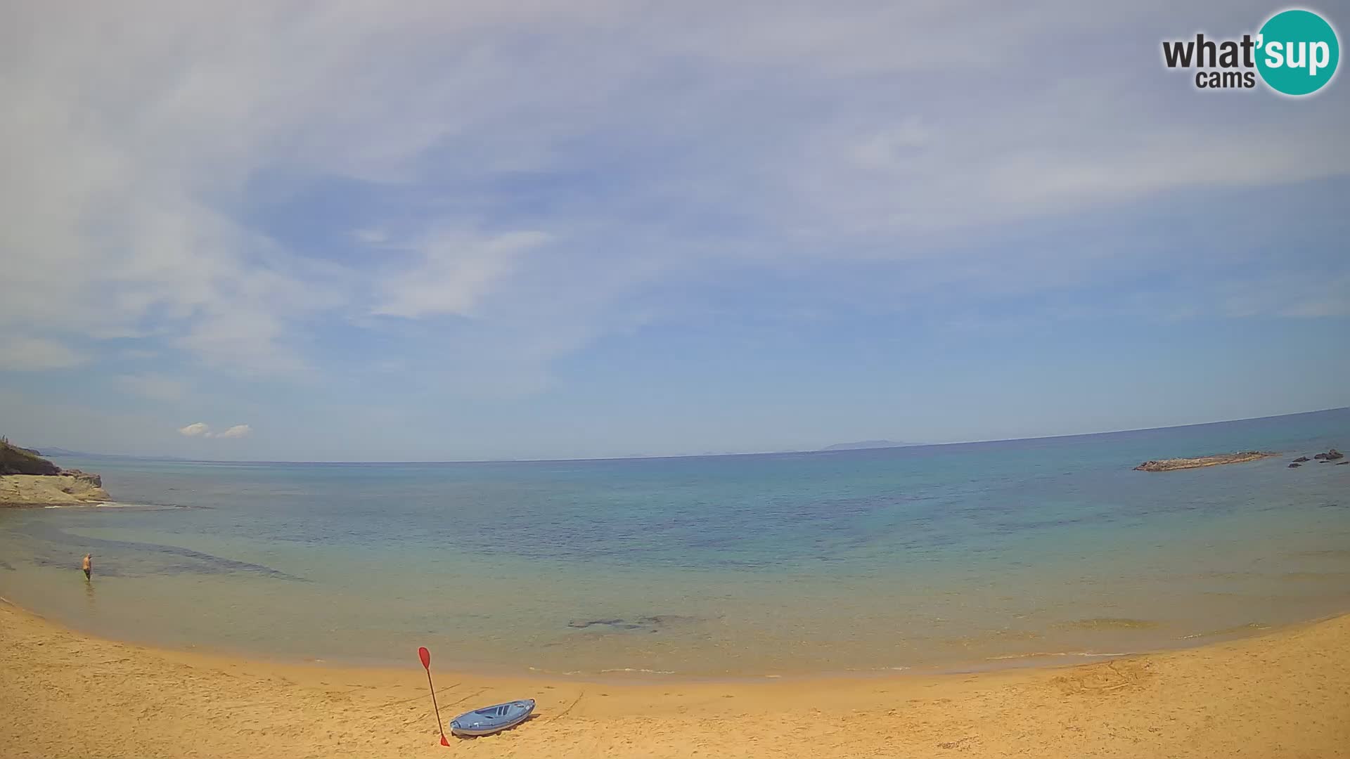 Lu Bagnu live webcam Ampurias beach – Castelsardo – Sardinia – Italy