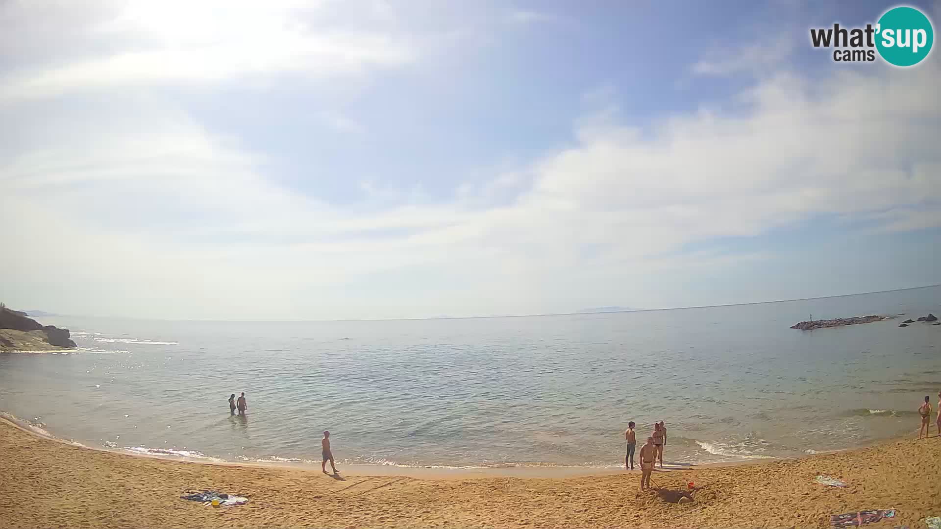 Lu Bagnu live webcam Ampurias beach – Castelsardo – Sardinia – Italy