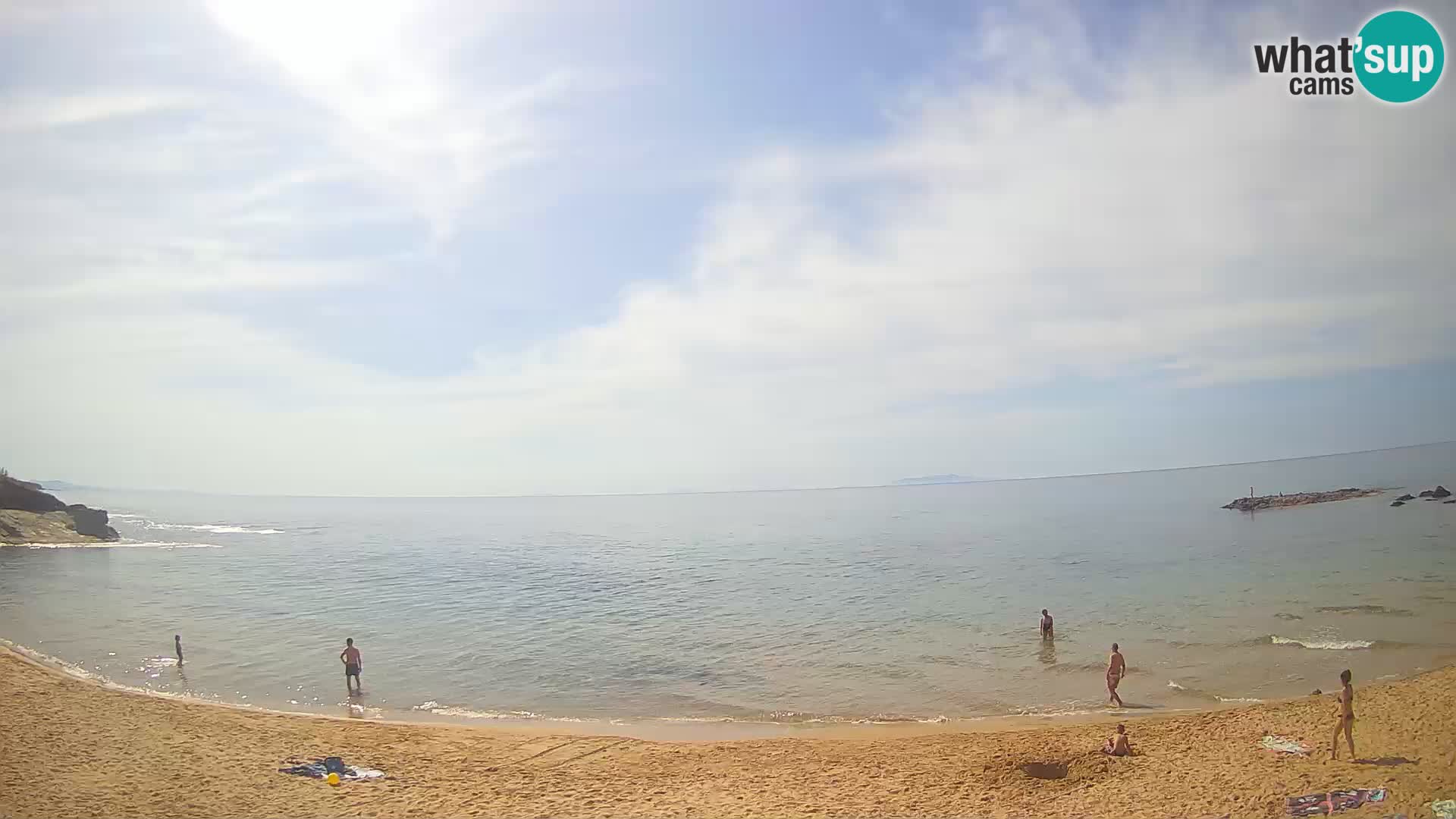 Lu Bagnu live webcam Ampurias beach – Castelsardo – Sardinia – Italy