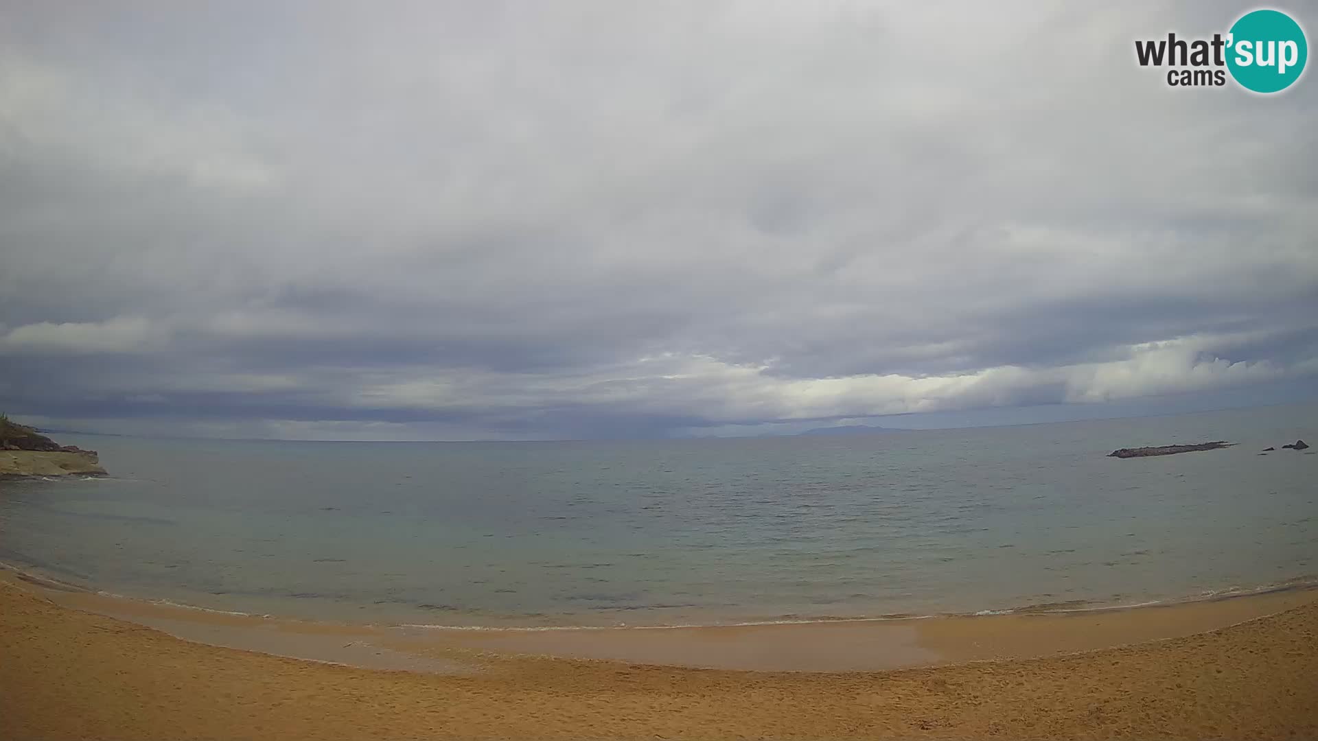 Lu Bagnu spletna kamera v živo Plaža Ampurias – Castelsardo – Sardinija – Italija