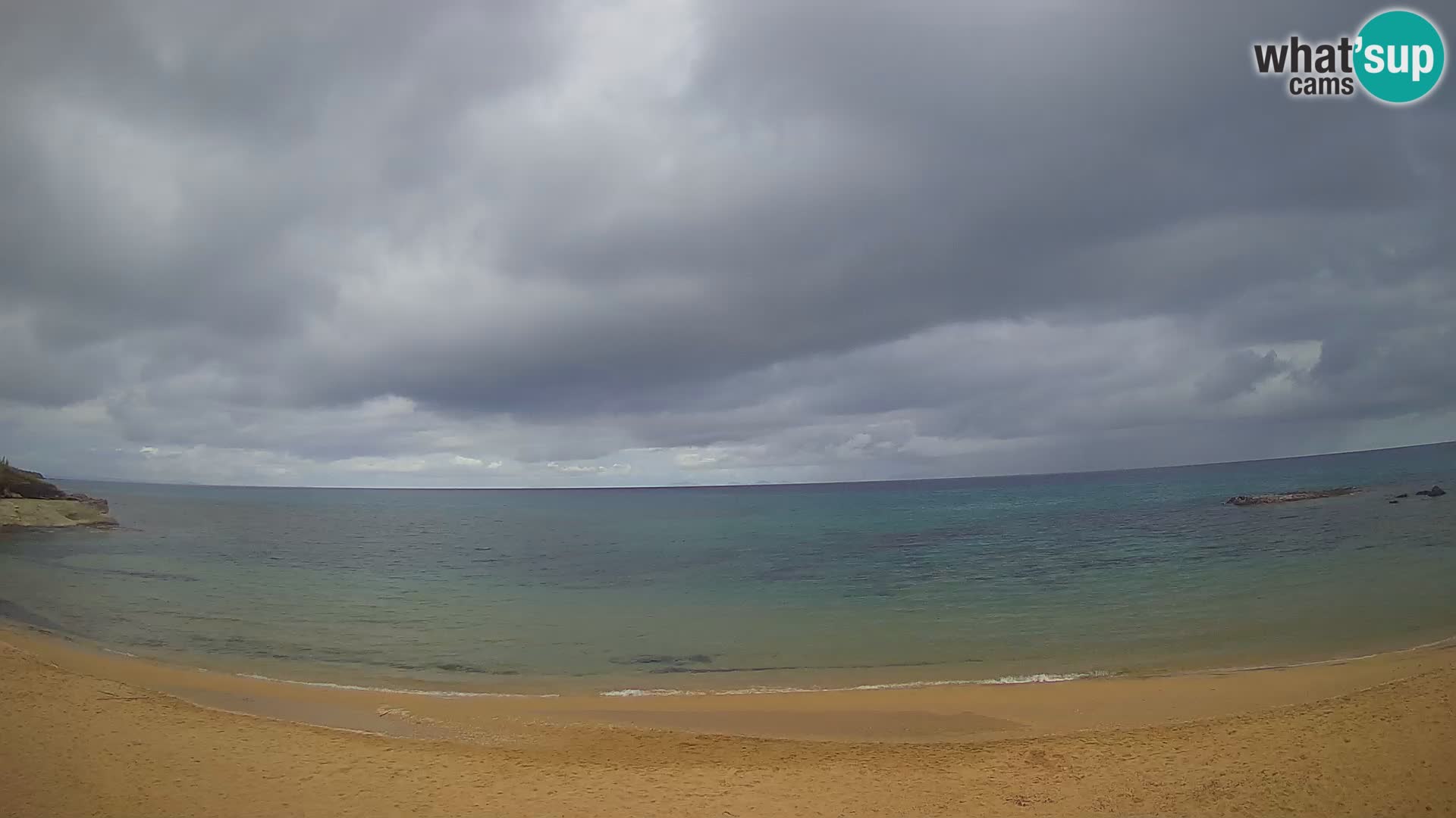 Lu Bagnu spletna kamera v živo Plaža Ampurias – Castelsardo – Sardinija – Italija