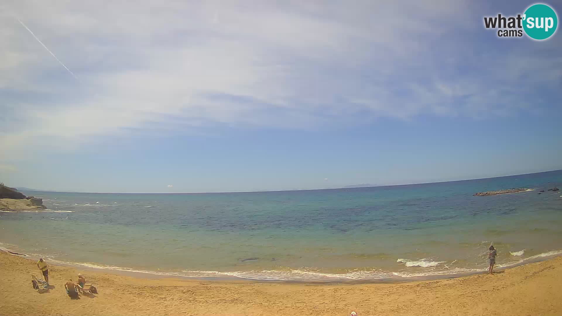 Lu Bagnu spletna kamera v živo Plaža Ampurias – Castelsardo – Sardinija – Italija