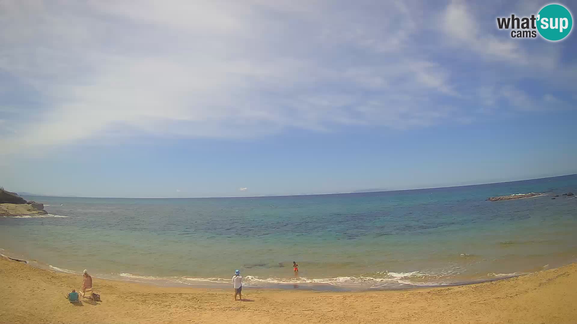 Lu Bagnu live webcam Ampurias beach – Castelsardo – Sardinia – Italy
