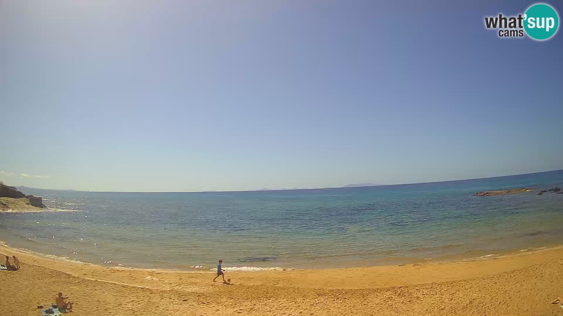 Lu Bagnu live webcam Ampurias beach – Castelsardo – Sardinia – Italy