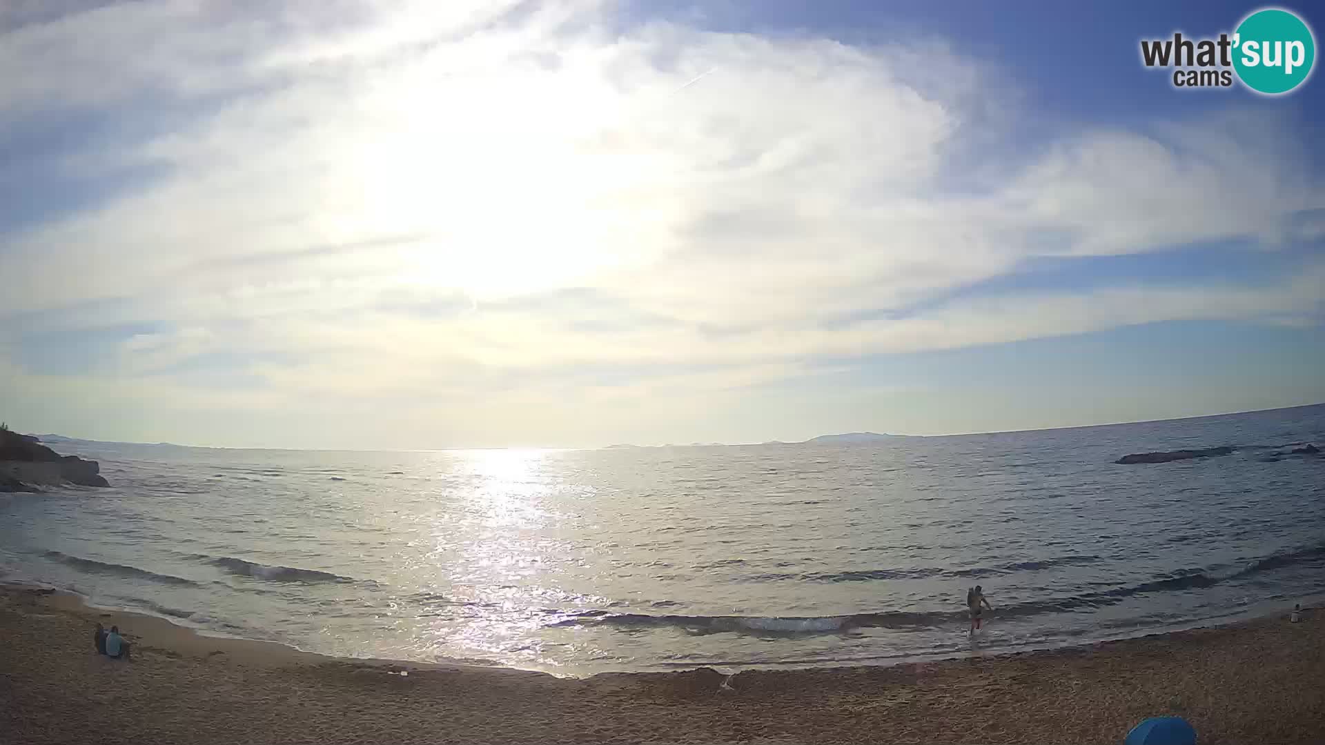 Lu Bagnu spletna kamera v živo Plaža Ampurias – Castelsardo – Sardinija – Italija