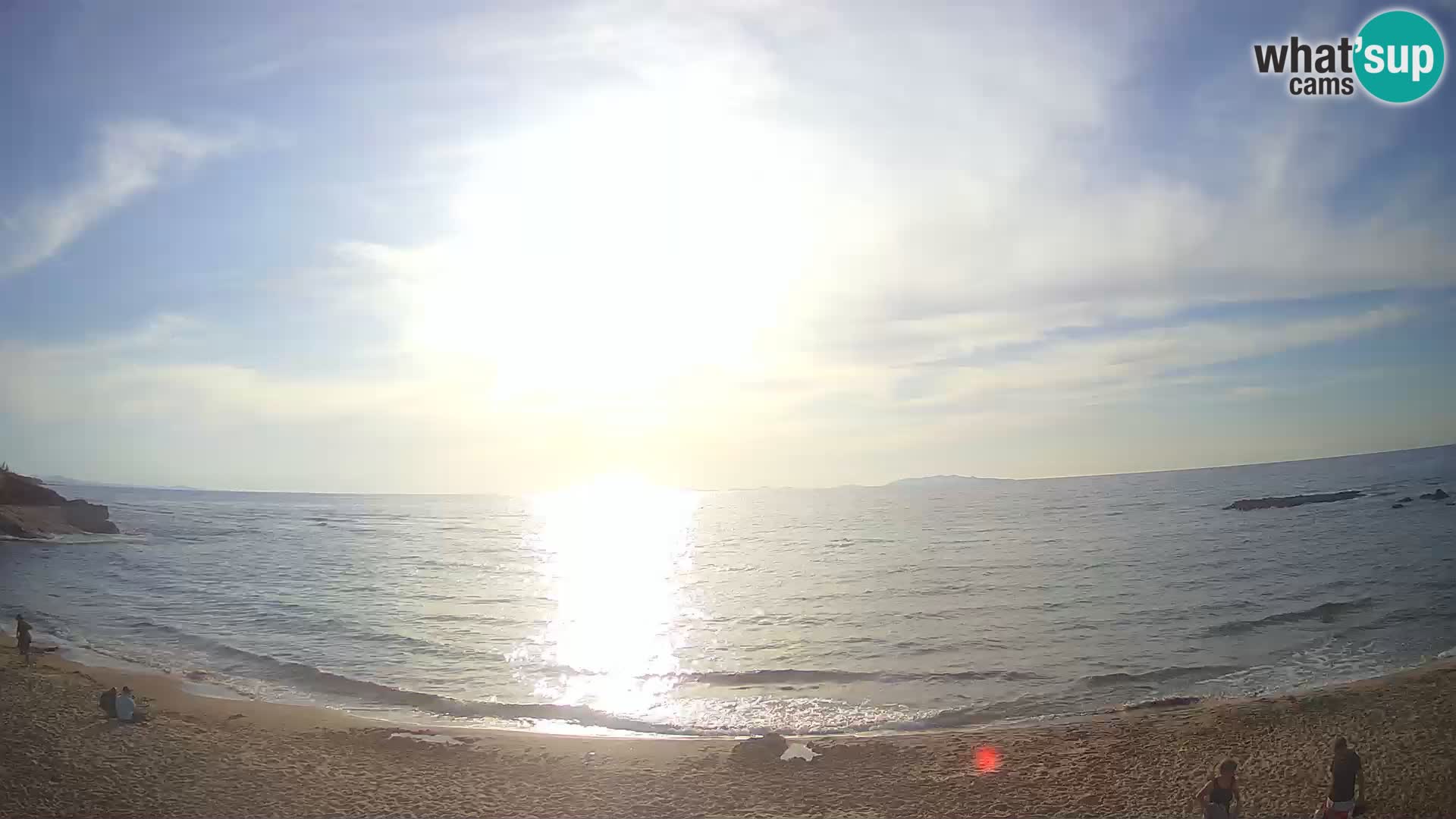 Lu Bagnu spletna kamera v živo Plaža Ampurias – Castelsardo – Sardinija – Italija