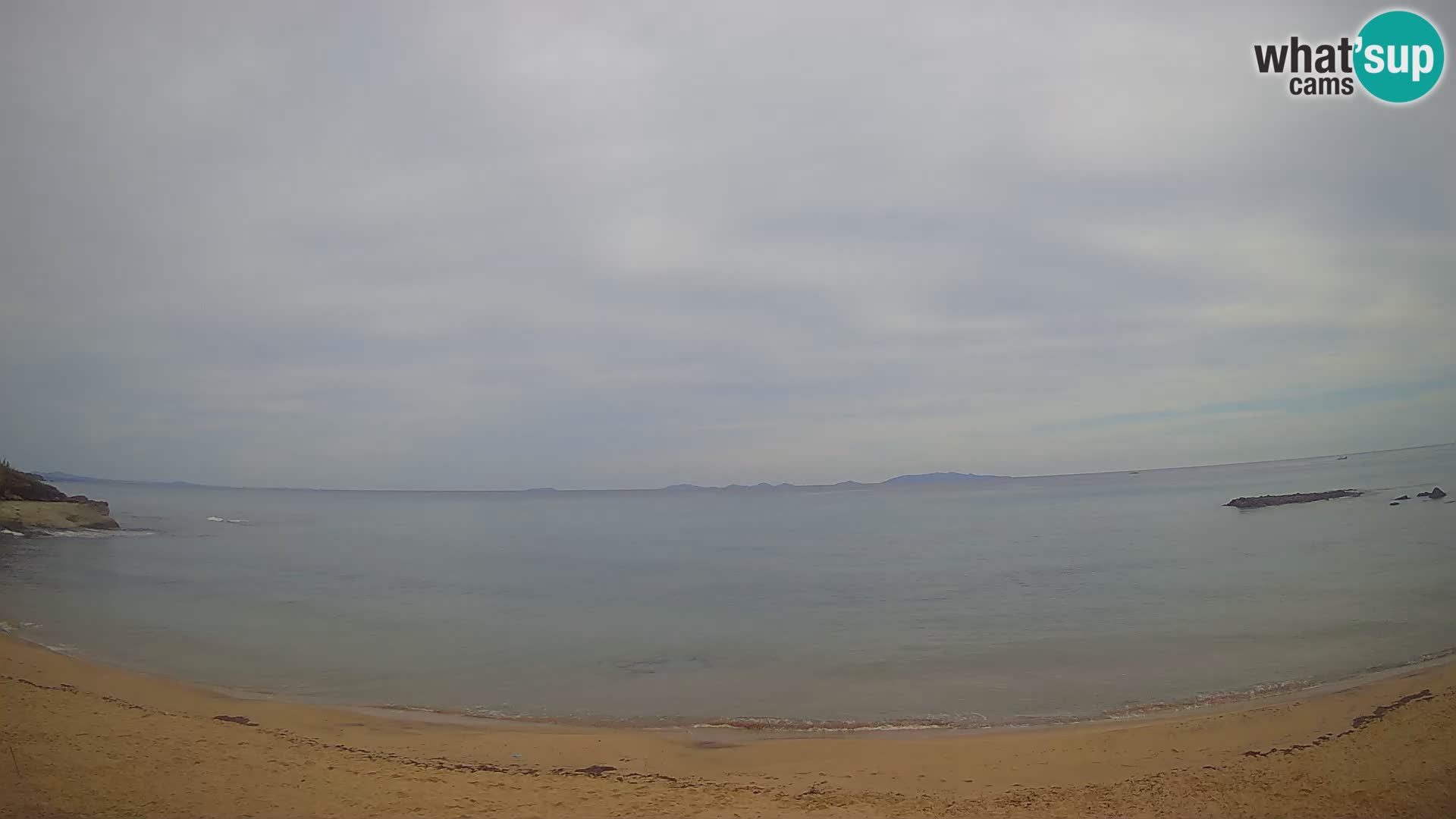 Lu Bagnu spletna kamera v živo Plaža Ampurias – Castelsardo – Sardinija – Italija