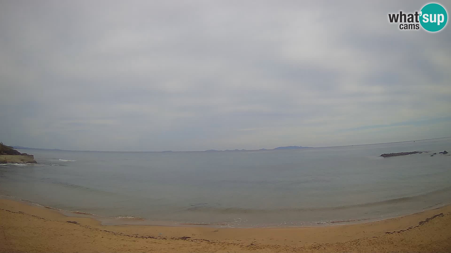 Lu Bagnu spletna kamera v živo Plaža Ampurias – Castelsardo – Sardinija – Italija
