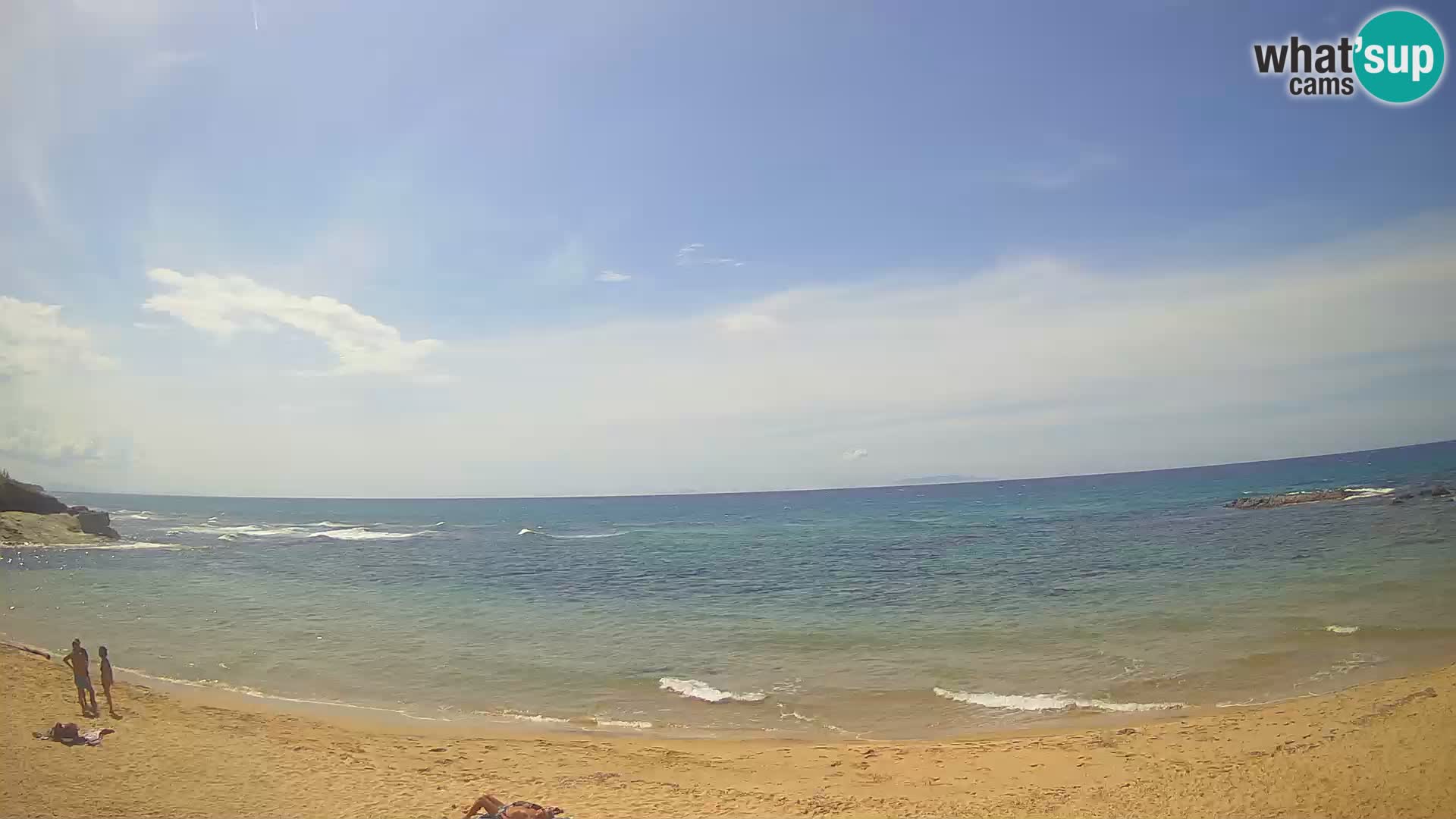 Lu Bagnu spletna kamera v živo Plaža Ampurias – Castelsardo – Sardinija – Italija