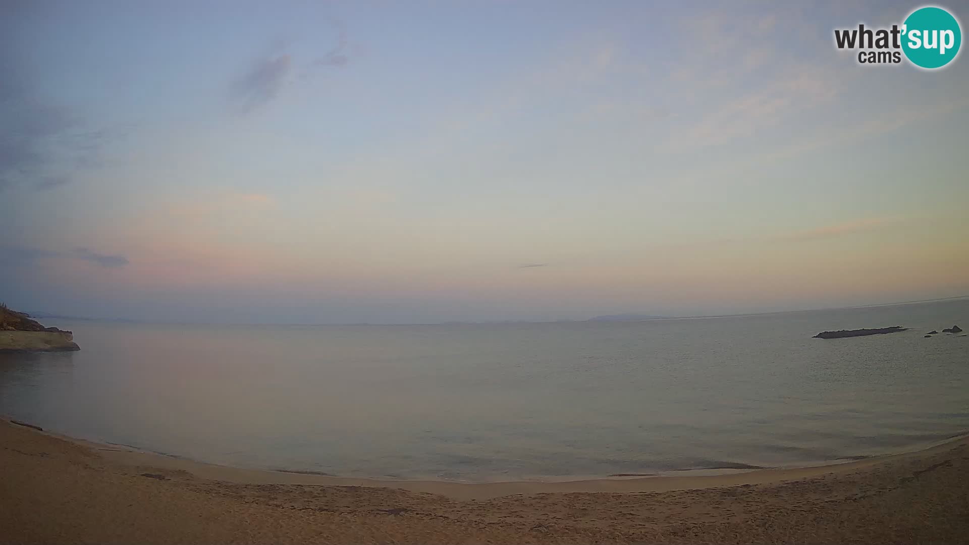 Lu Bagnu spletna kamera v živo Plaža Ampurias – Castelsardo – Sardinija – Italija