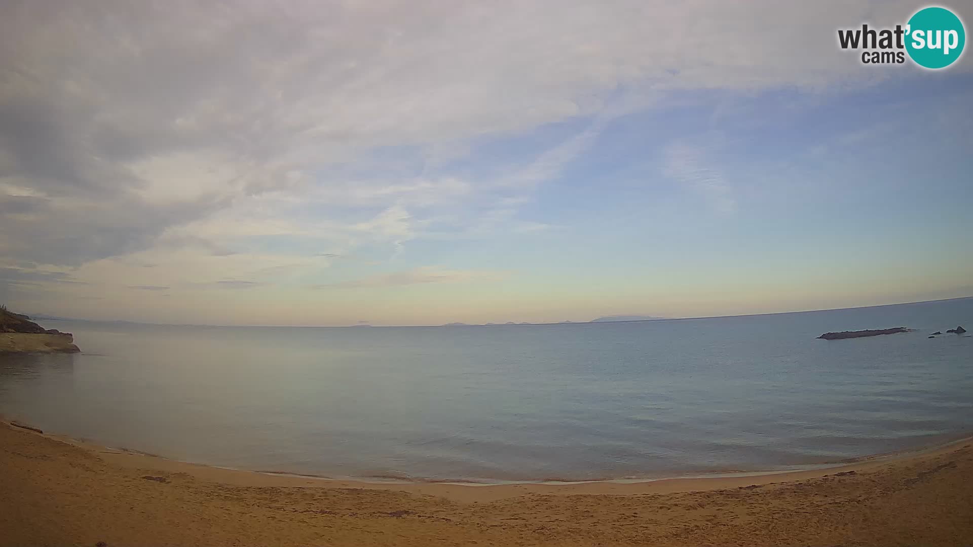 Lu Bagnu live webcam Ampurias beach – Castelsardo – Sardinia – Italy