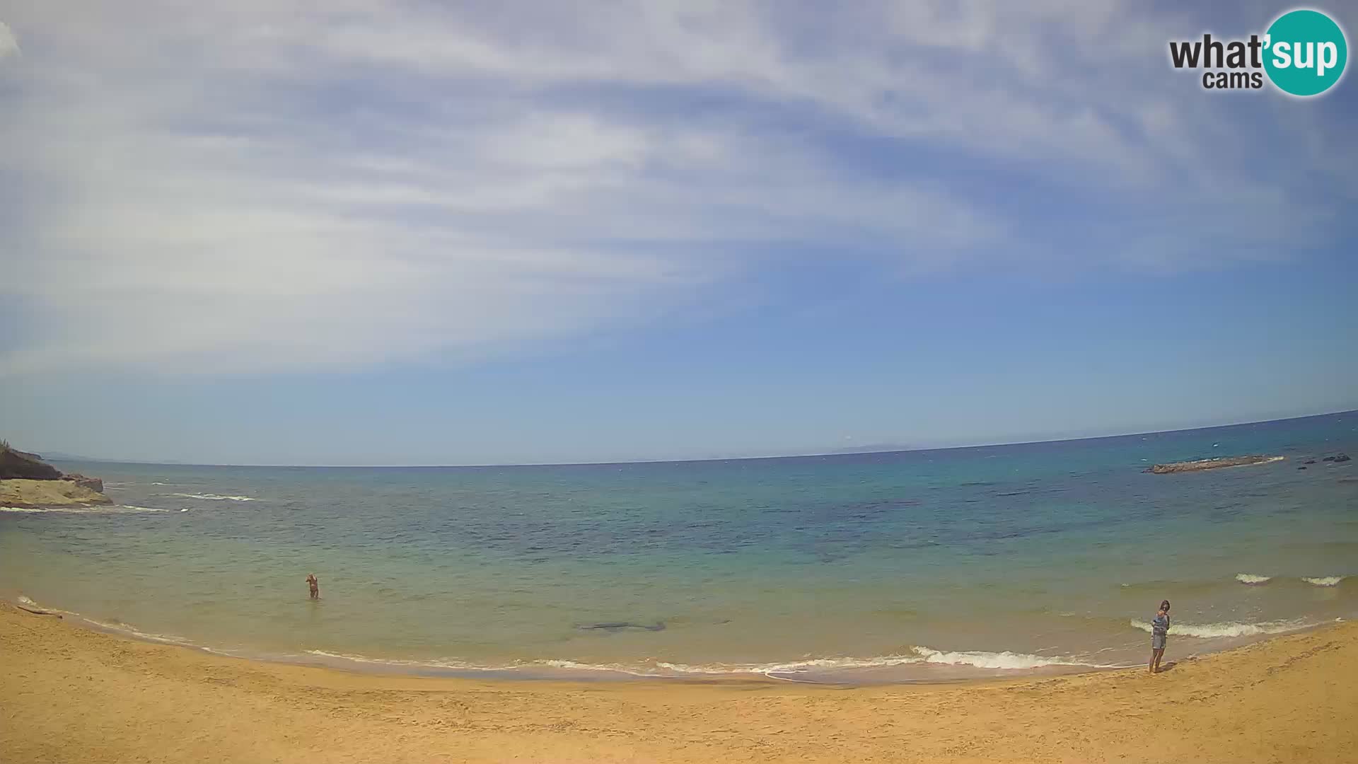 Lu Bagnu live webcam Ampurias beach – Castelsardo – Sardinia – Italy