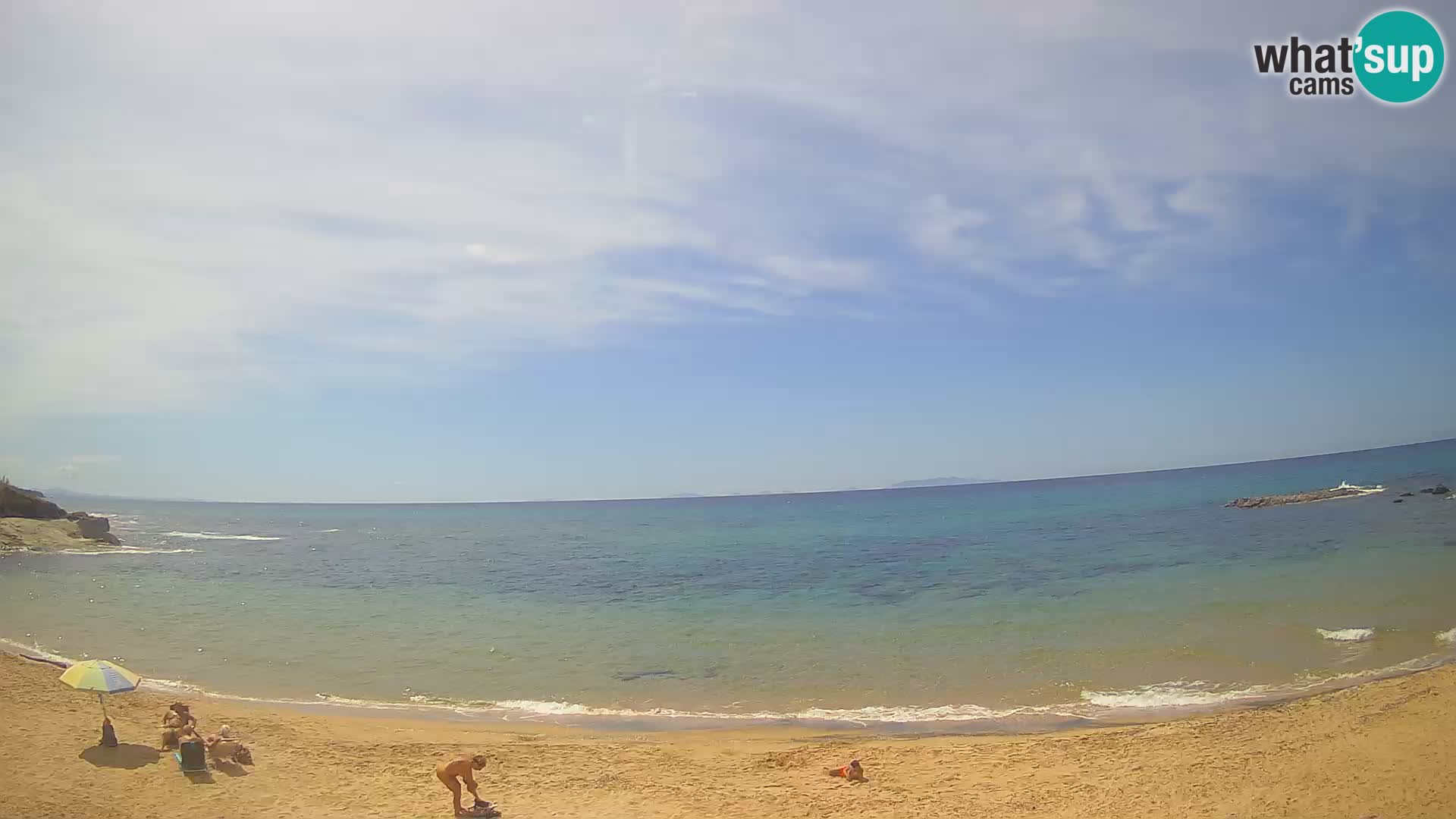 Lu Bagnu live webcam Ampurias beach – Castelsardo – Sardinia – Italy