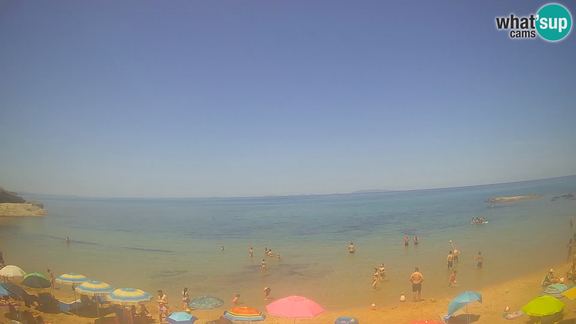 Lu Bagnu spletna kamera v živo Plaža Ampurias – Castelsardo – Sardinija – Italija