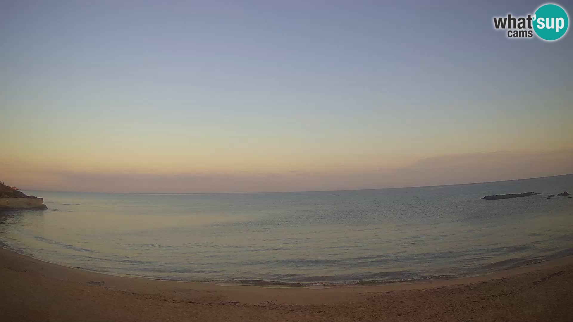 Lu Bagnu spletna kamera v živo Plaža Ampurias – Castelsardo – Sardinija – Italija