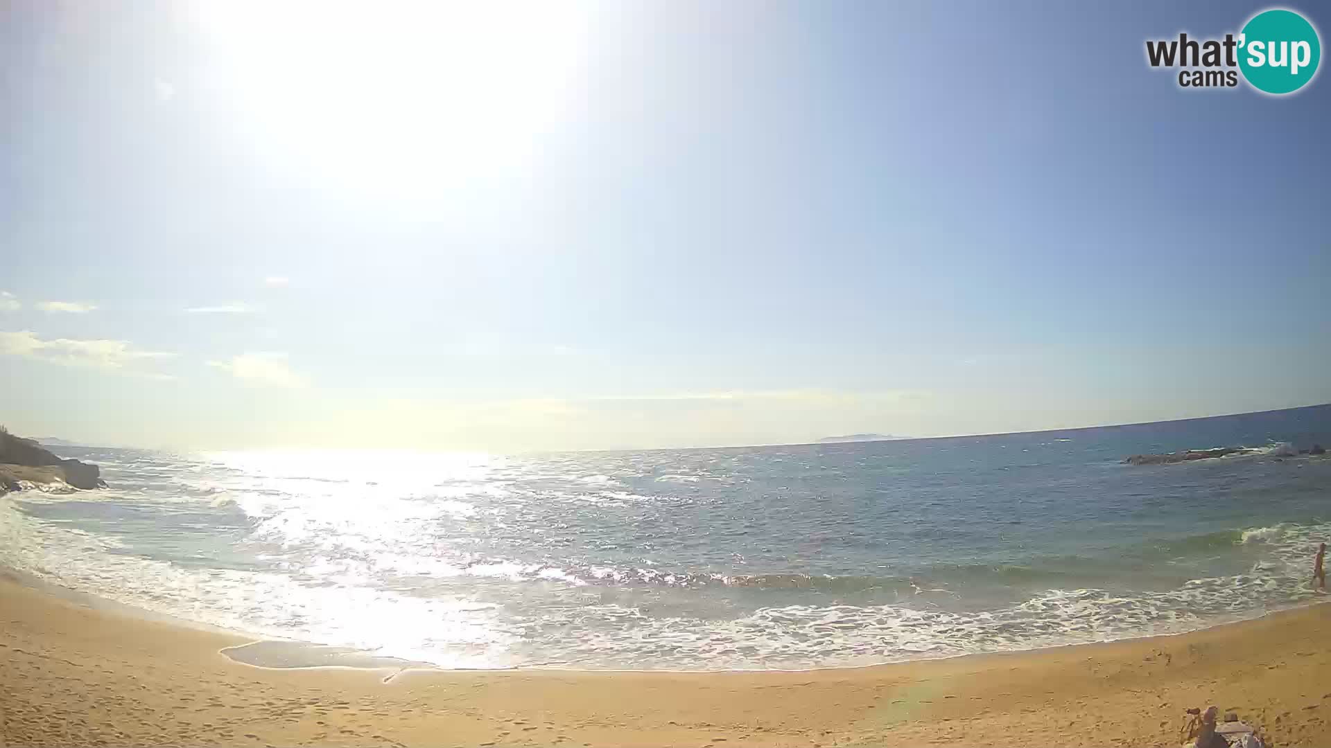 Lu Bagnu spletna kamera v živo Plaža Ampurias – Castelsardo – Sardinija – Italija