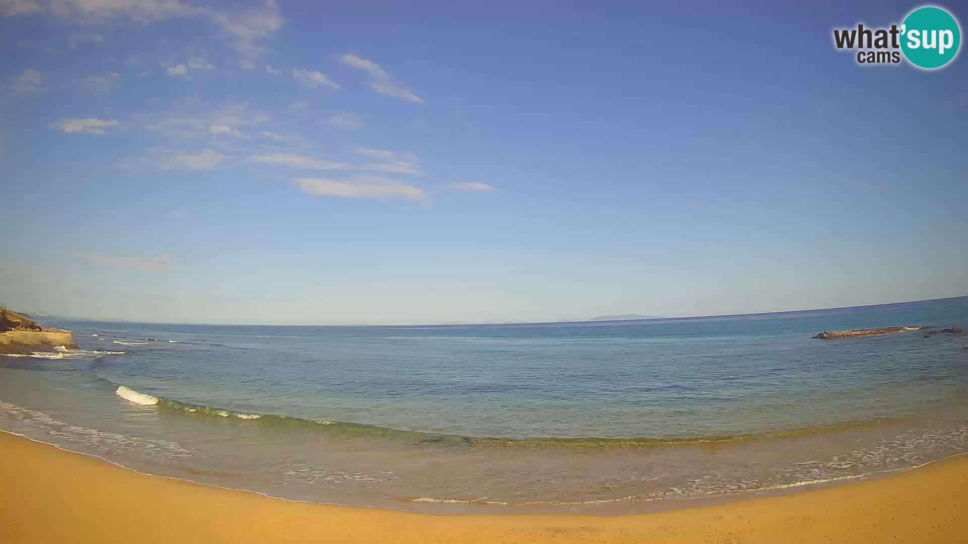 Lu Bagnu spletna kamera v živo Plaža Ampurias – Castelsardo – Sardinija – Italija