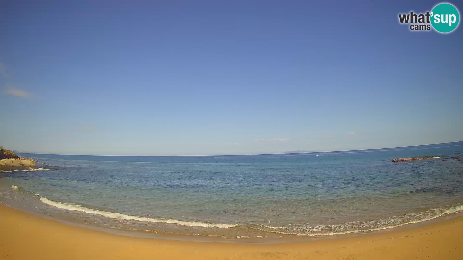 Lu Bagnu spletna kamera v živo Plaža Ampurias – Castelsardo – Sardinija – Italija