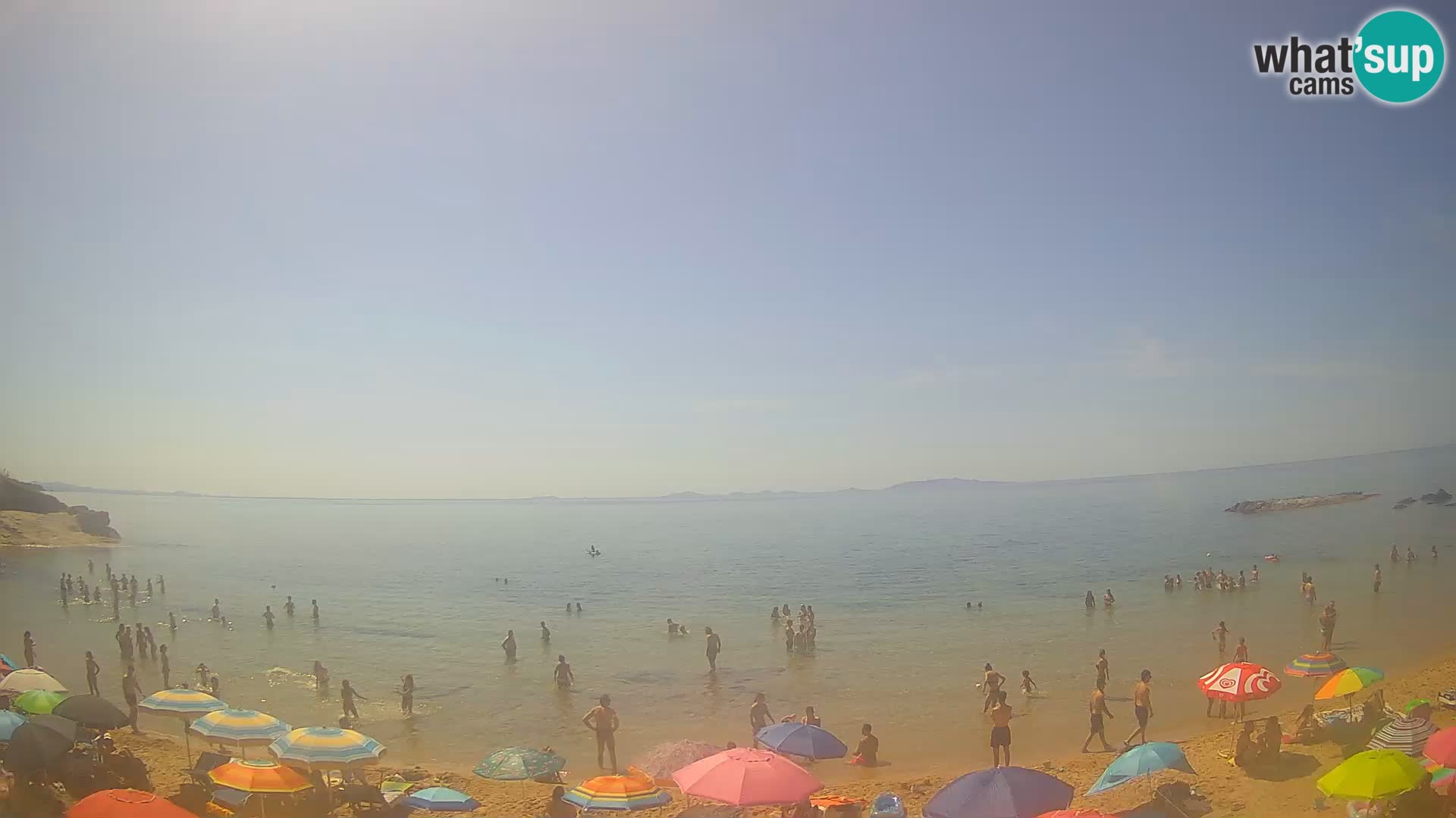 Lu Bagnu spletna kamera v živo Plaža Ampurias – Castelsardo – Sardinija – Italija