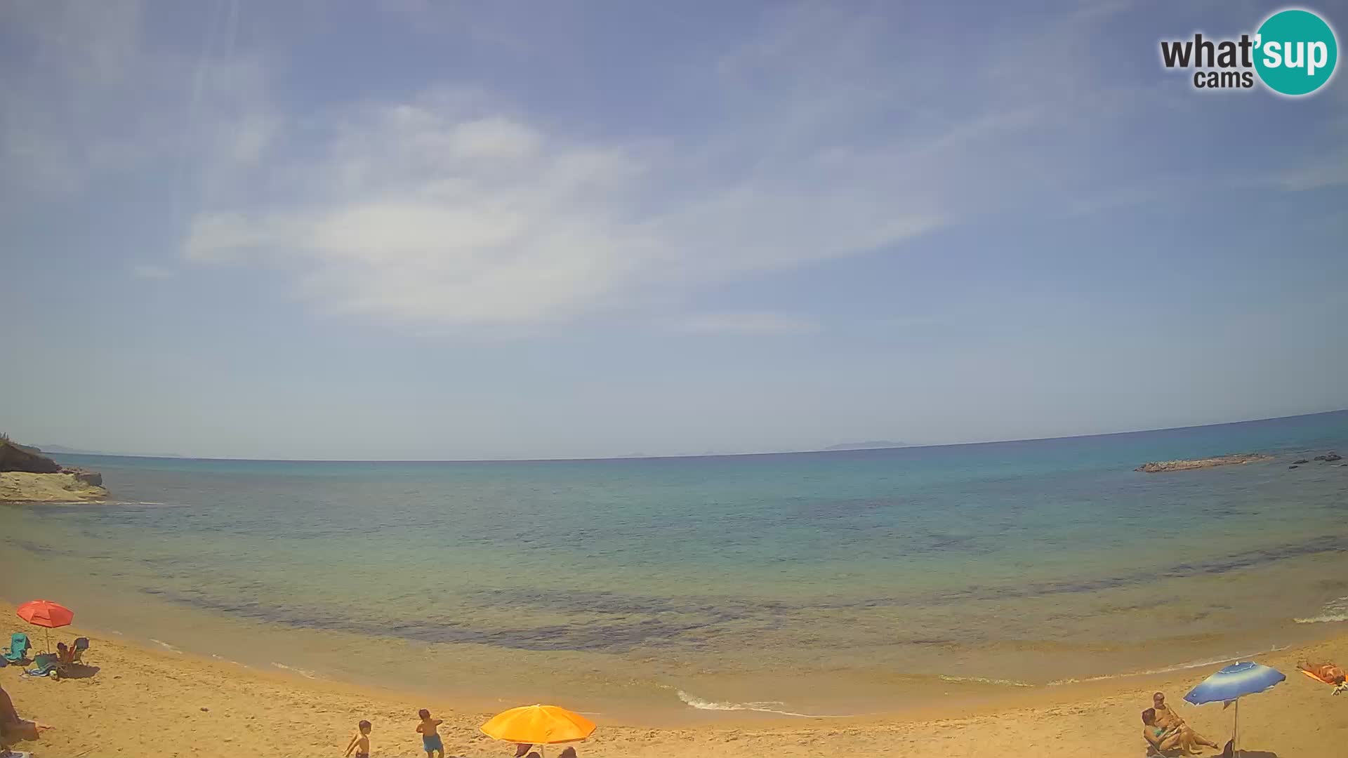 Lu Bagnu spletna kamera v živo Plaža Ampurias – Castelsardo – Sardinija – Italija