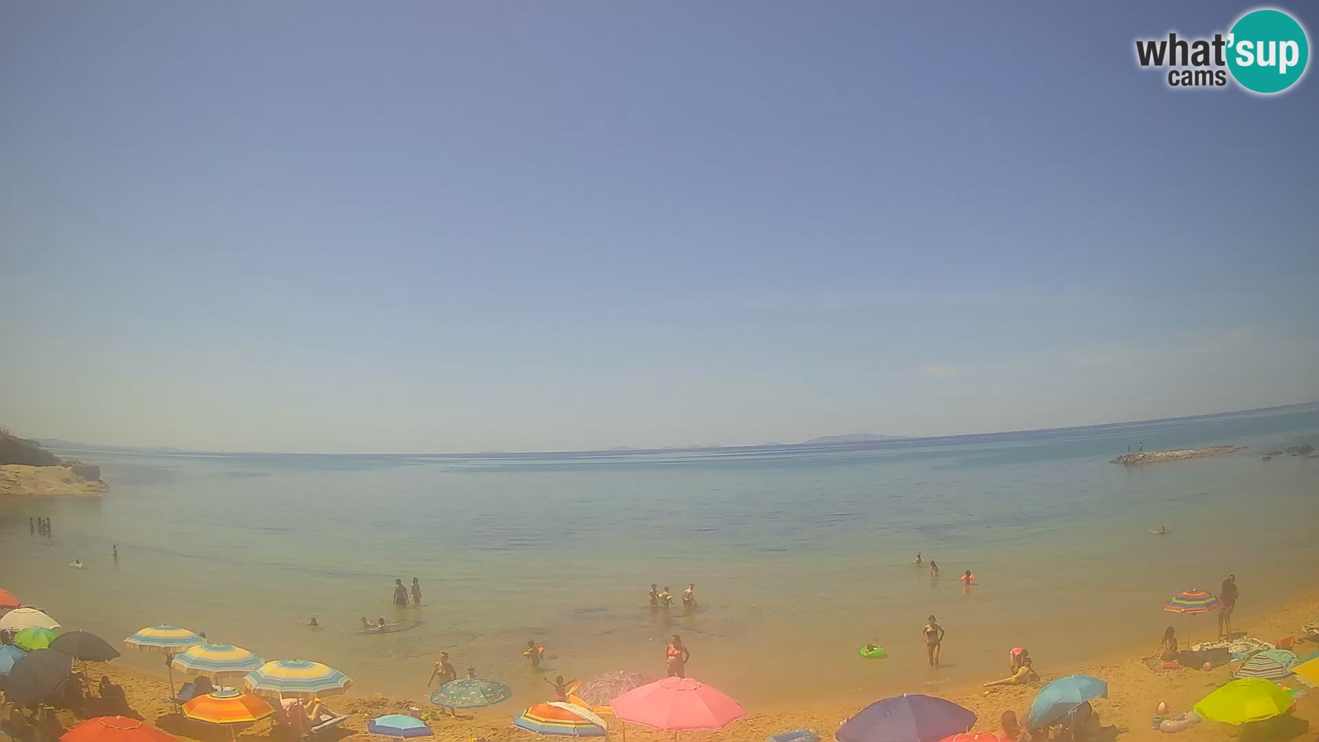 Lu Bagnu live webcam Ampurias beach – Castelsardo – Sardinia – Italy