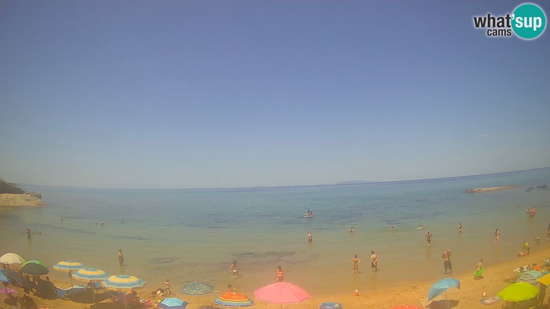 Lu Bagnu spletna kamera v živo Plaža Ampurias – Castelsardo – Sardinija – Italija