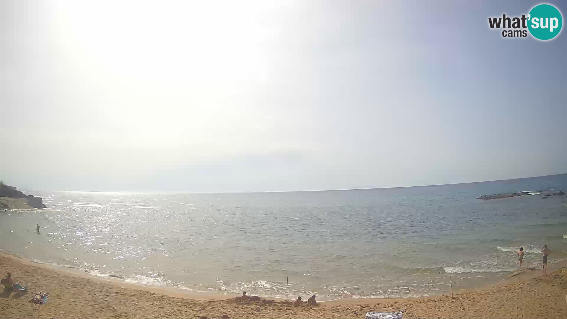 Lu Bagnu spletna kamera v živo Plaža Ampurias – Castelsardo – Sardinija – Italija