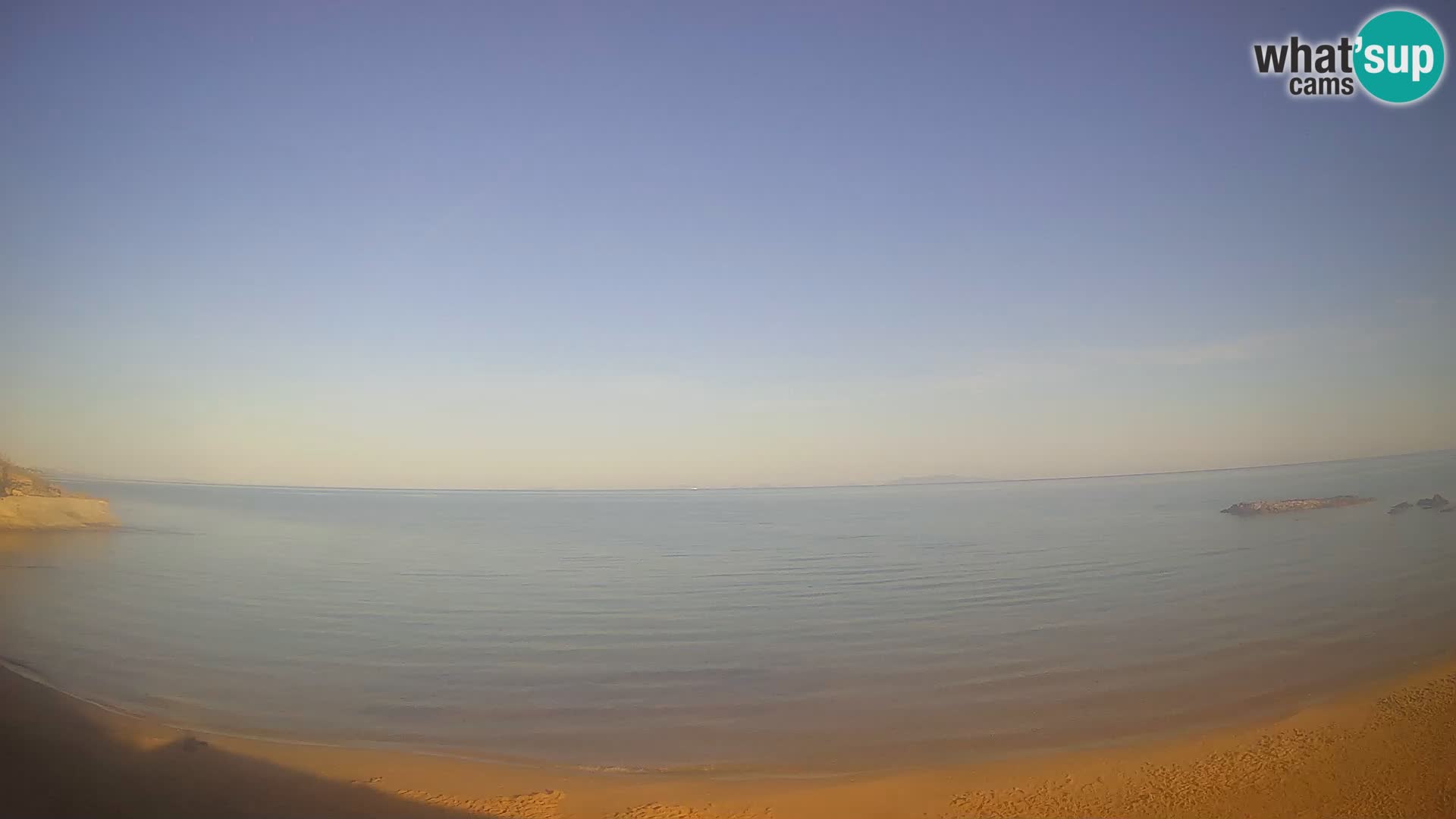 Lu Bagnu live webcam Ampurias beach – Castelsardo – Sardinia – Italy