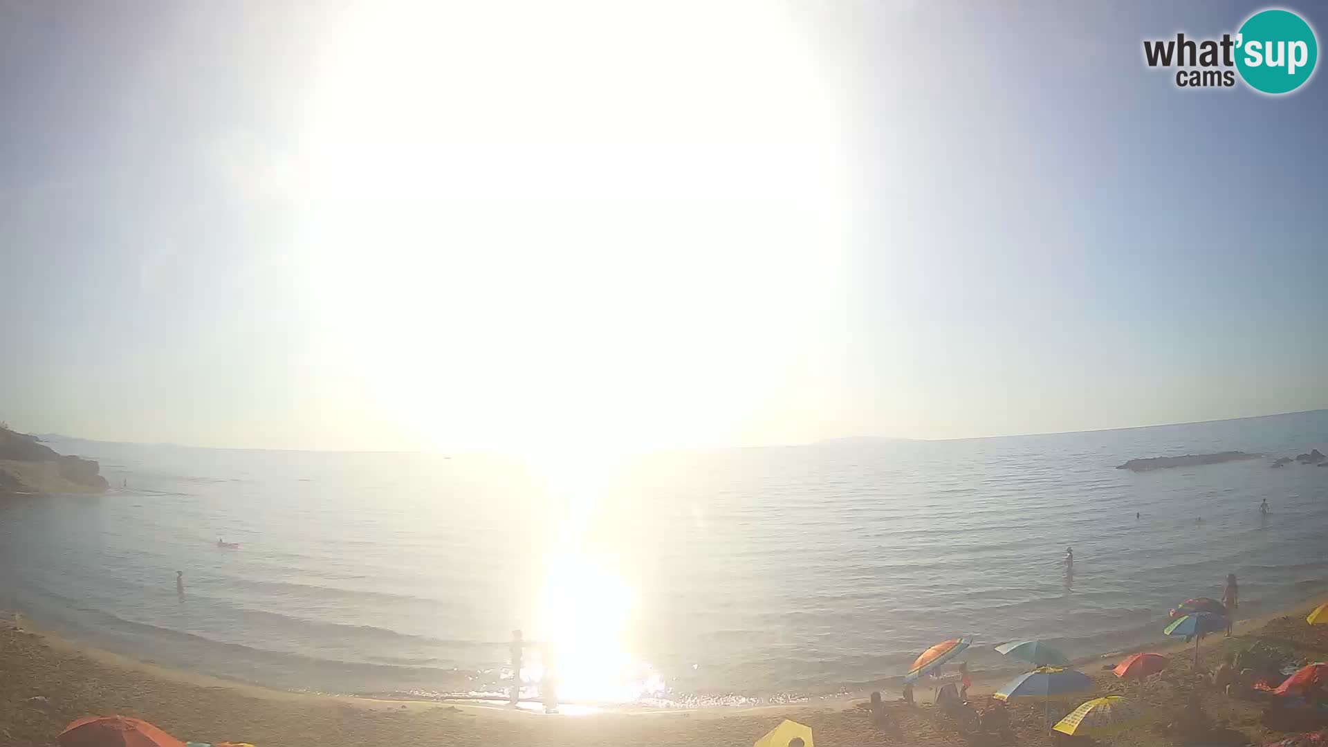 Lu Bagnu spletna kamera v živo Plaža Ampurias – Castelsardo – Sardinija – Italija