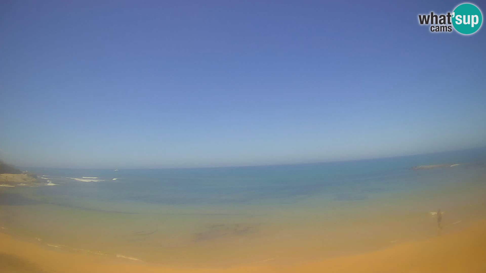 Lu Bagnu live webcam Ampurias beach – Castelsardo – Sardinia – Italy