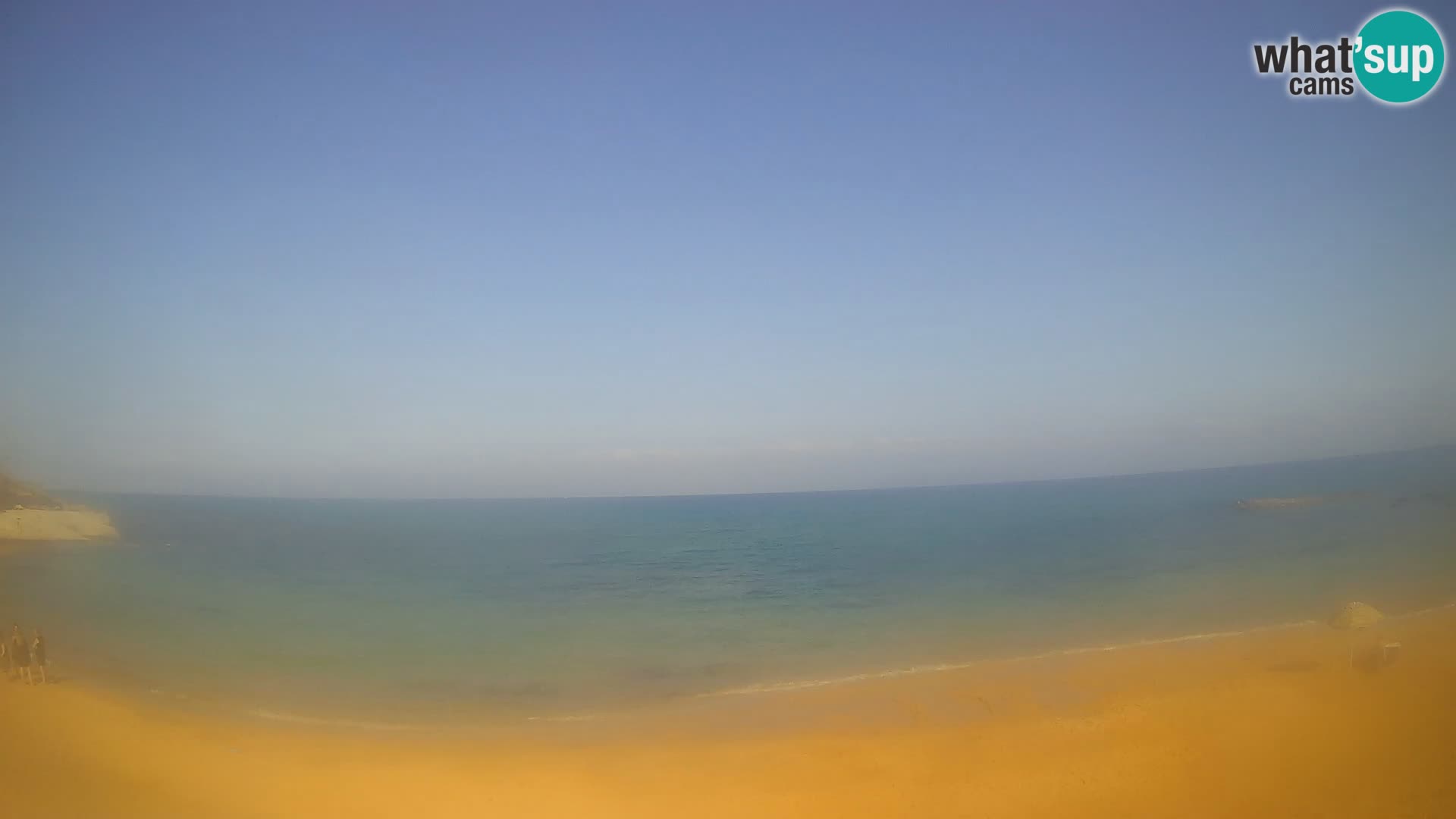 Lu Bagnu spletna kamera v živo Plaža Ampurias – Castelsardo – Sardinija – Italija