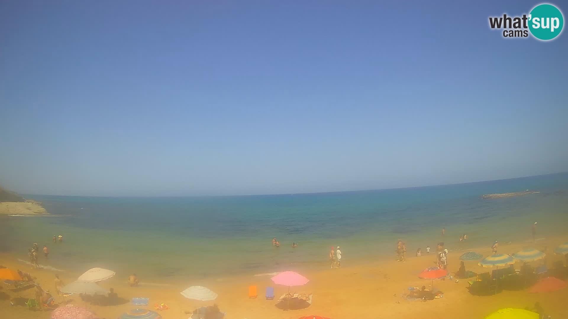 Lu Bagnu live webcam Ampurias beach – Castelsardo – Sardinia – Italy