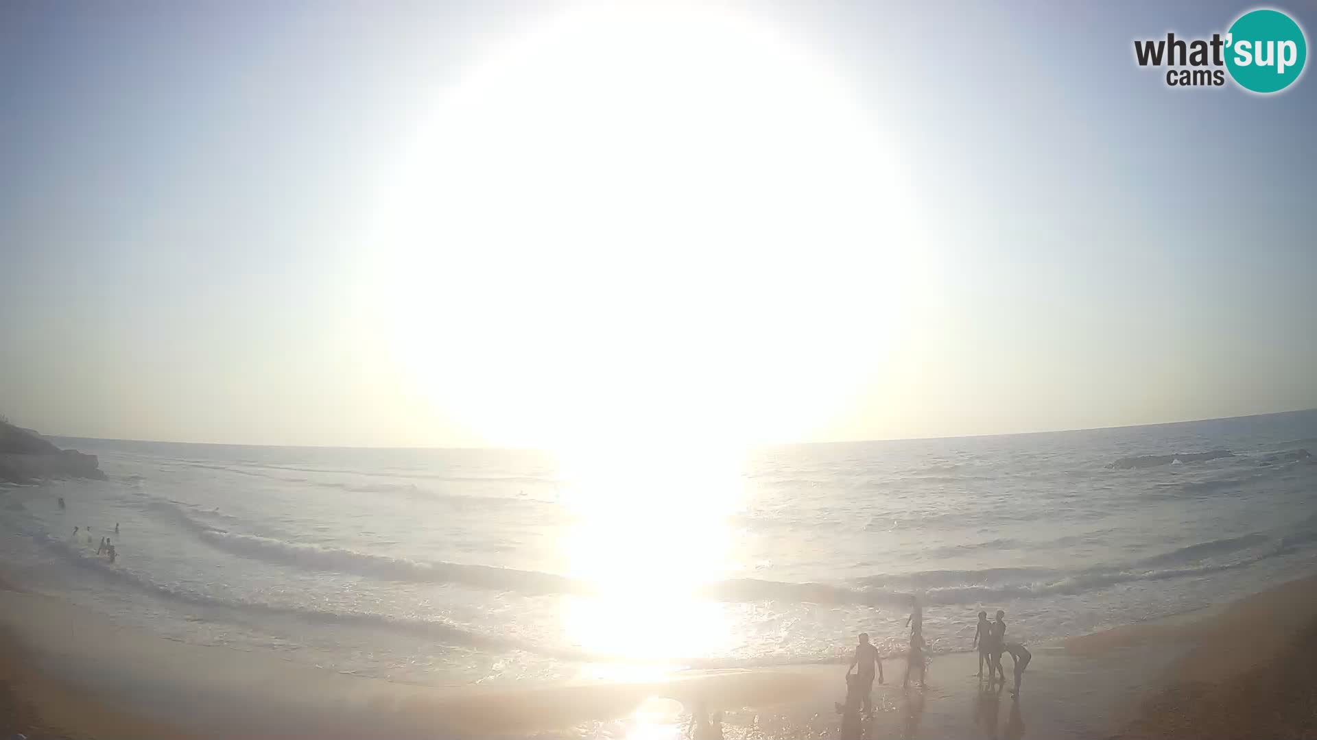 Lu Bagnu spletna kamera v živo Plaža Ampurias – Castelsardo – Sardinija – Italija