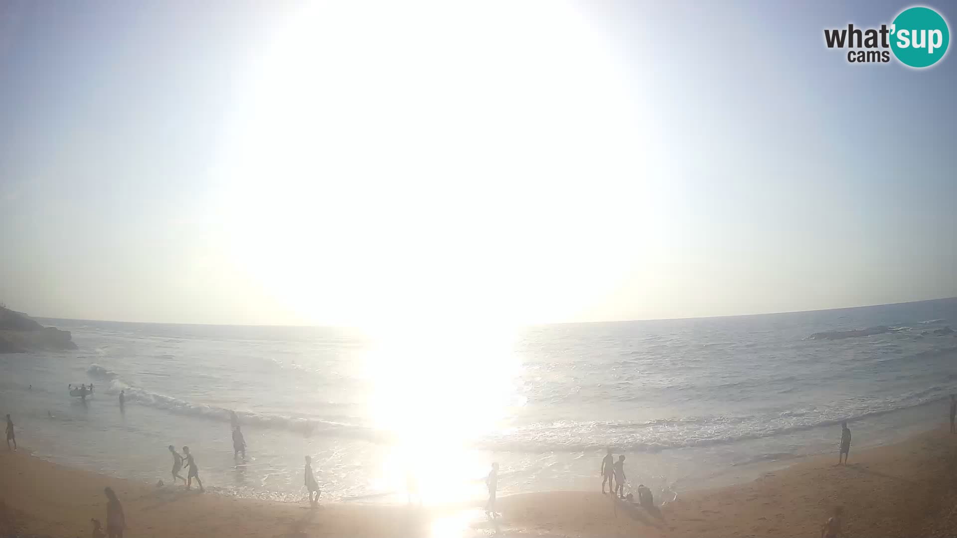 Lu Bagnu spletna kamera v živo Plaža Ampurias – Castelsardo – Sardinija – Italija