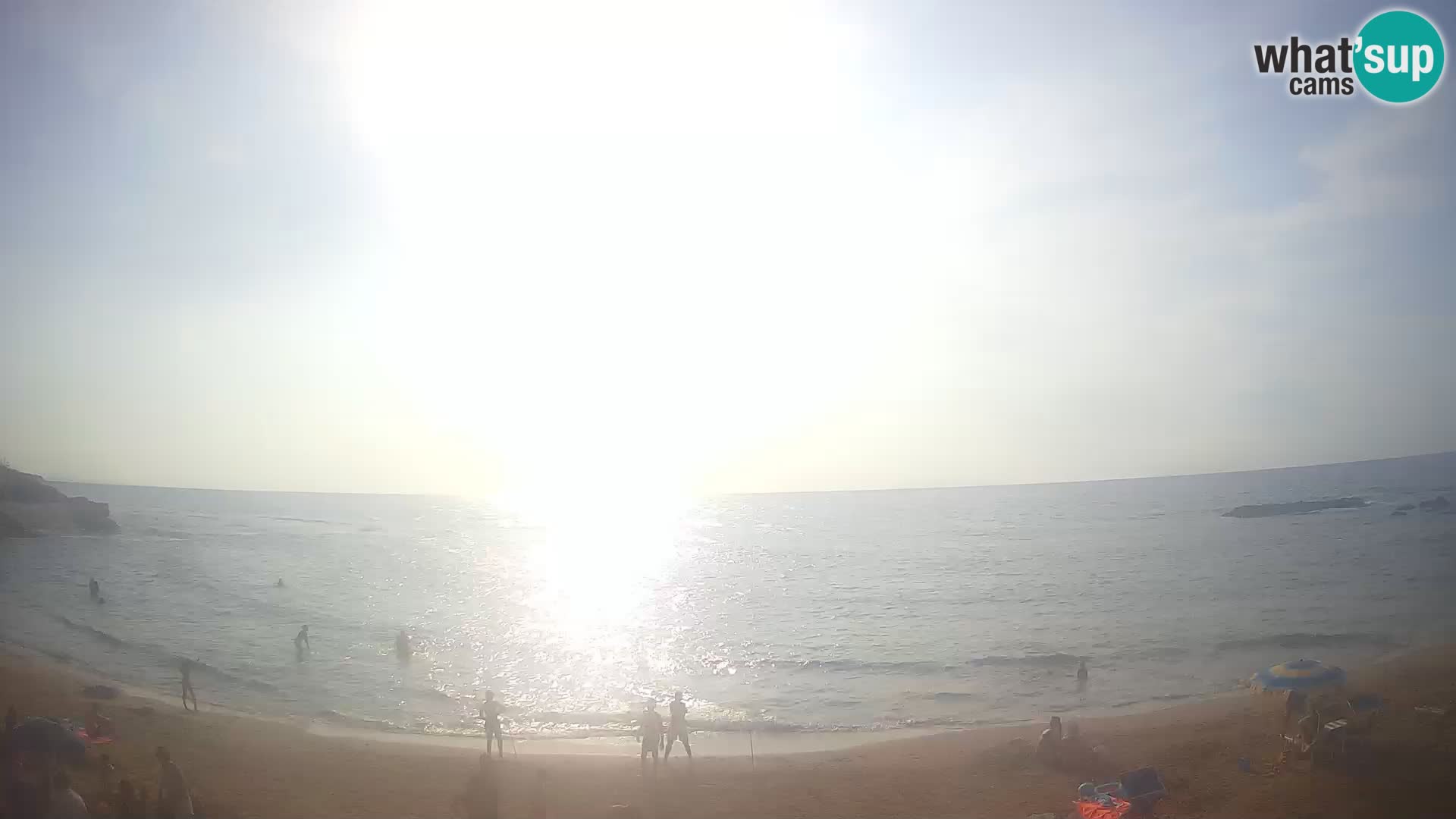 Lu Bagnu spletna kamera v živo Plaža Ampurias – Castelsardo – Sardinija – Italija