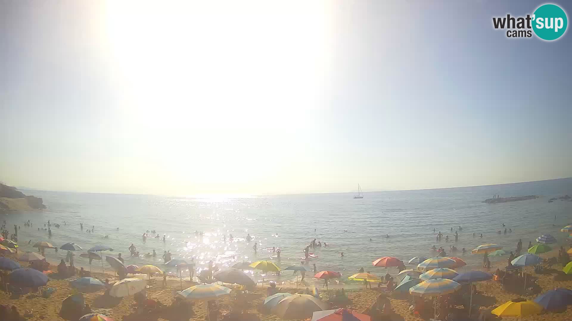Lu Bagnu spletna kamera v živo Plaža Ampurias – Castelsardo – Sardinija – Italija