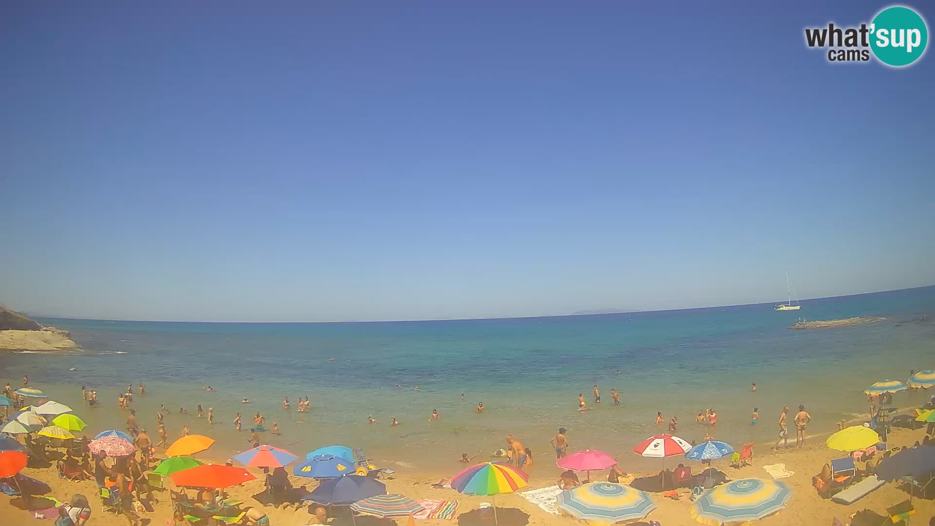Lu Bagnu live webcam Ampurias beach – Castelsardo – Sardinia – Italy