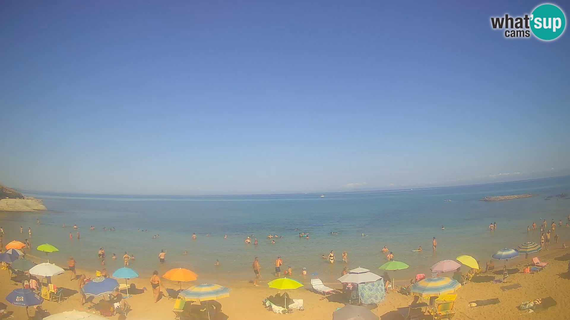 Lu Bagnu webcam en direct Plage d’Ampurias – Castelsardo – Sardaigne – Italie
