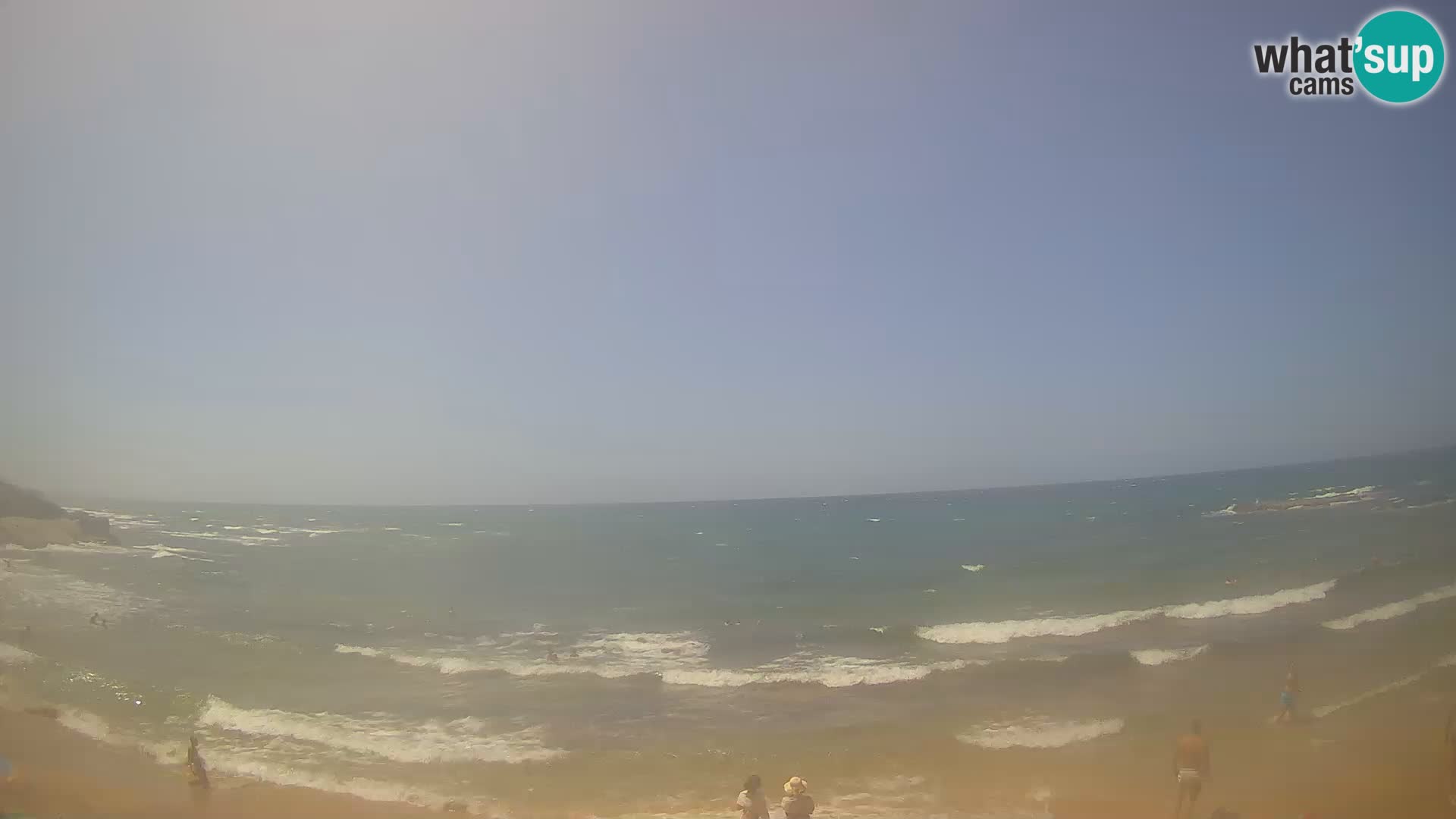 Lu Bagnu spletna kamera v živo Plaža Ampurias – Castelsardo – Sardinija – Italija